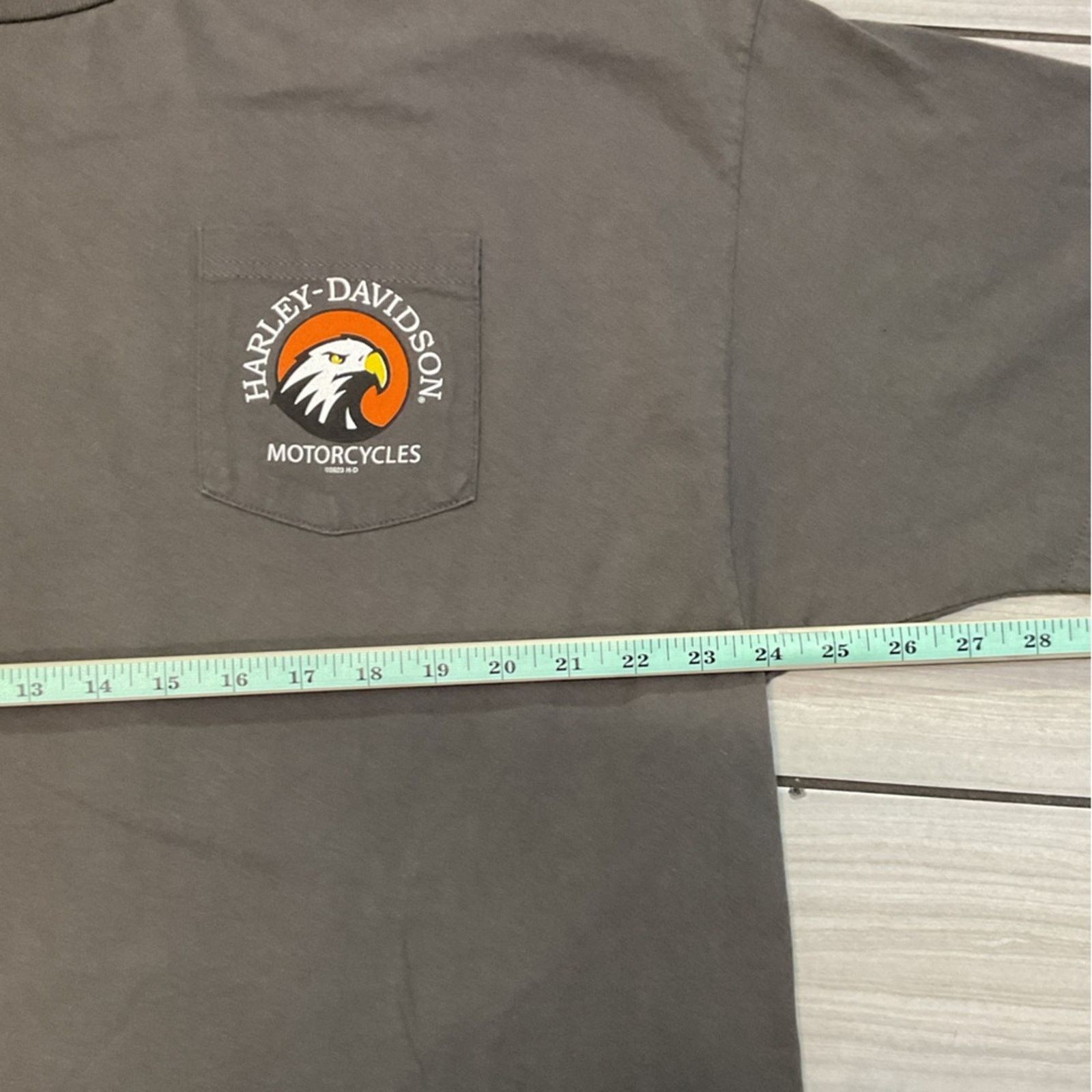 Harley Davidson Harley-Davidson Chimney Rock Gray Graphic T-Shirt Size US XXL / EU 58 / 5 - 4 Thumbnail