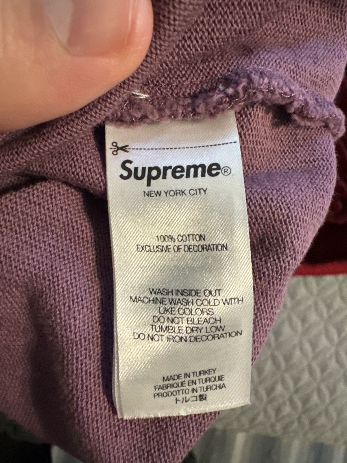 Supreme Supreme Split S/S football tee Size US M / EU 48-50 / 2 - 5 Thumbnail