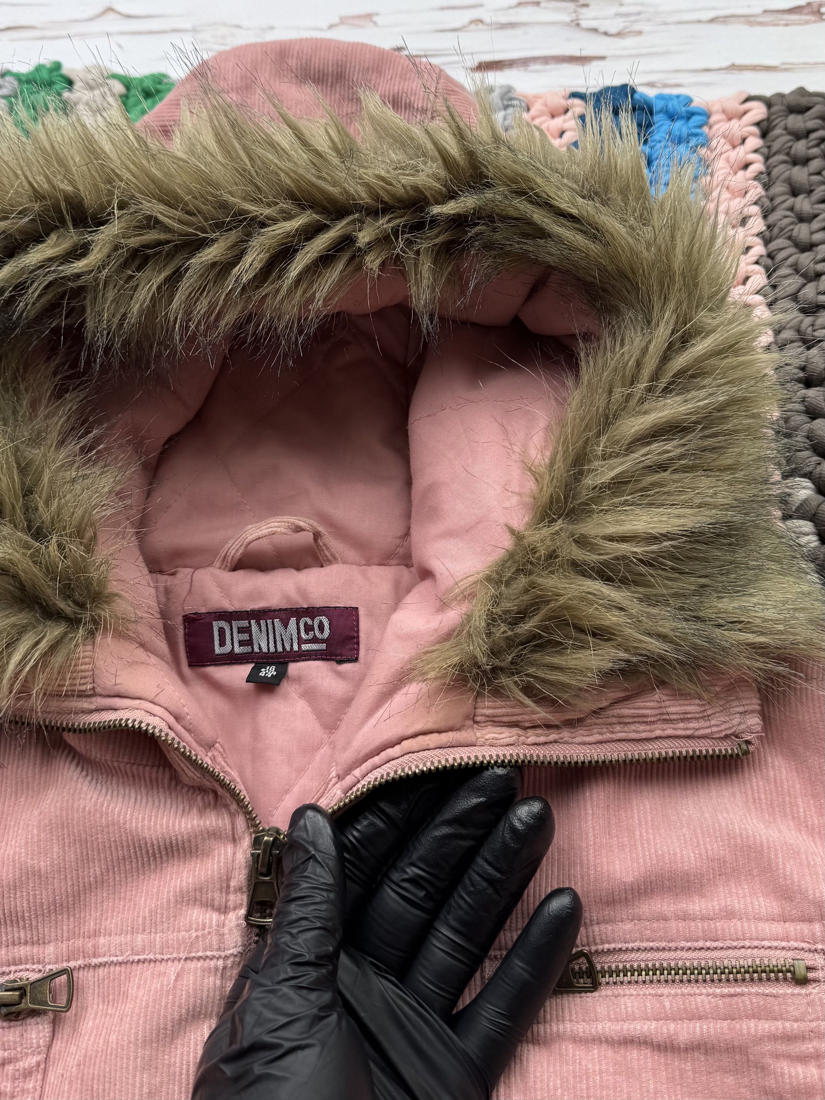 Vintage Vintage Corduroy Jacket With Faux Fur (ET1)(D15) Size US M / EU 48-50 / 2 - 9 Thumbnail