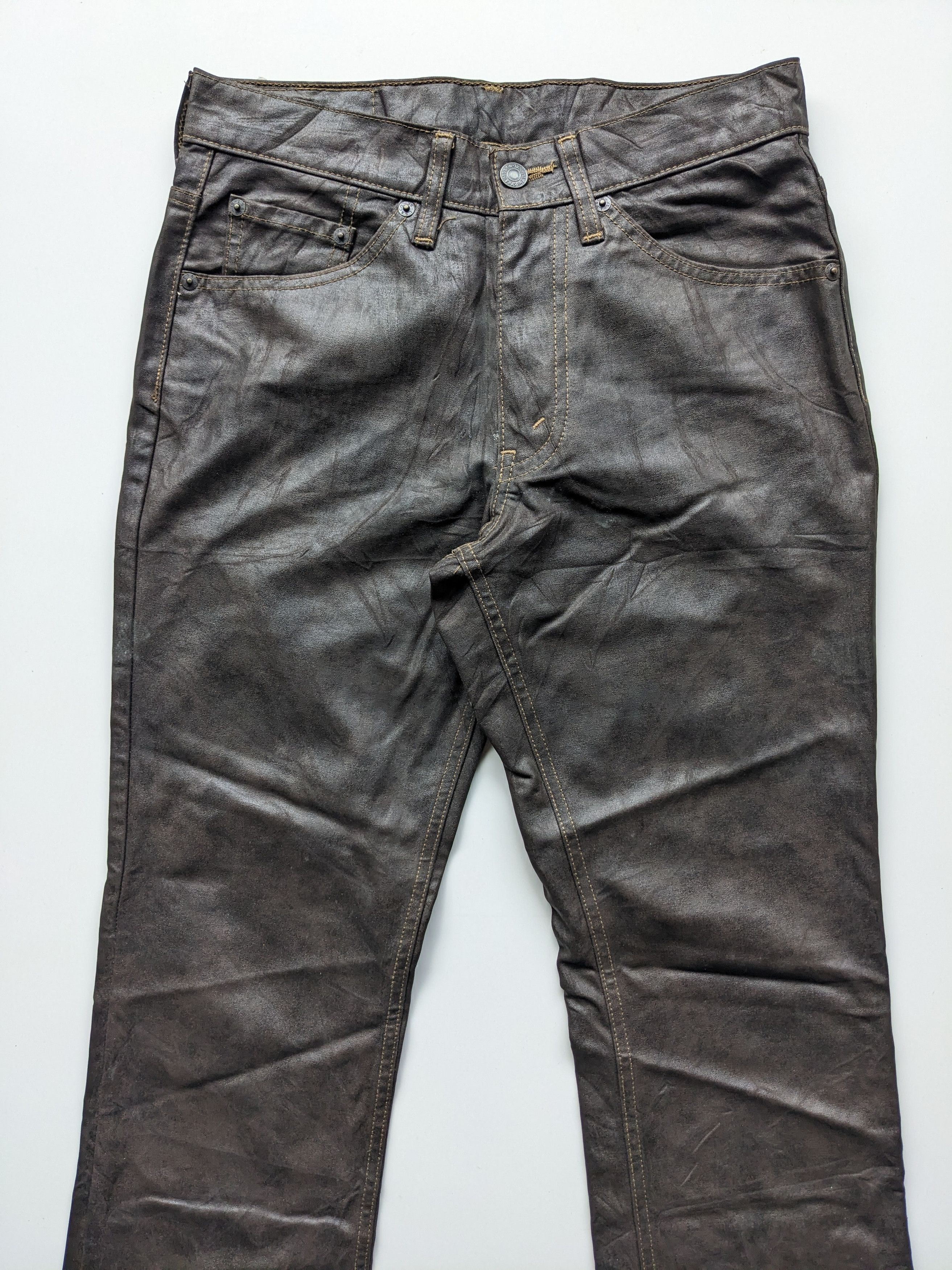 Levi's Vintage Levi's waxedf coating jeans Size US 29 - 3 Thumbnail