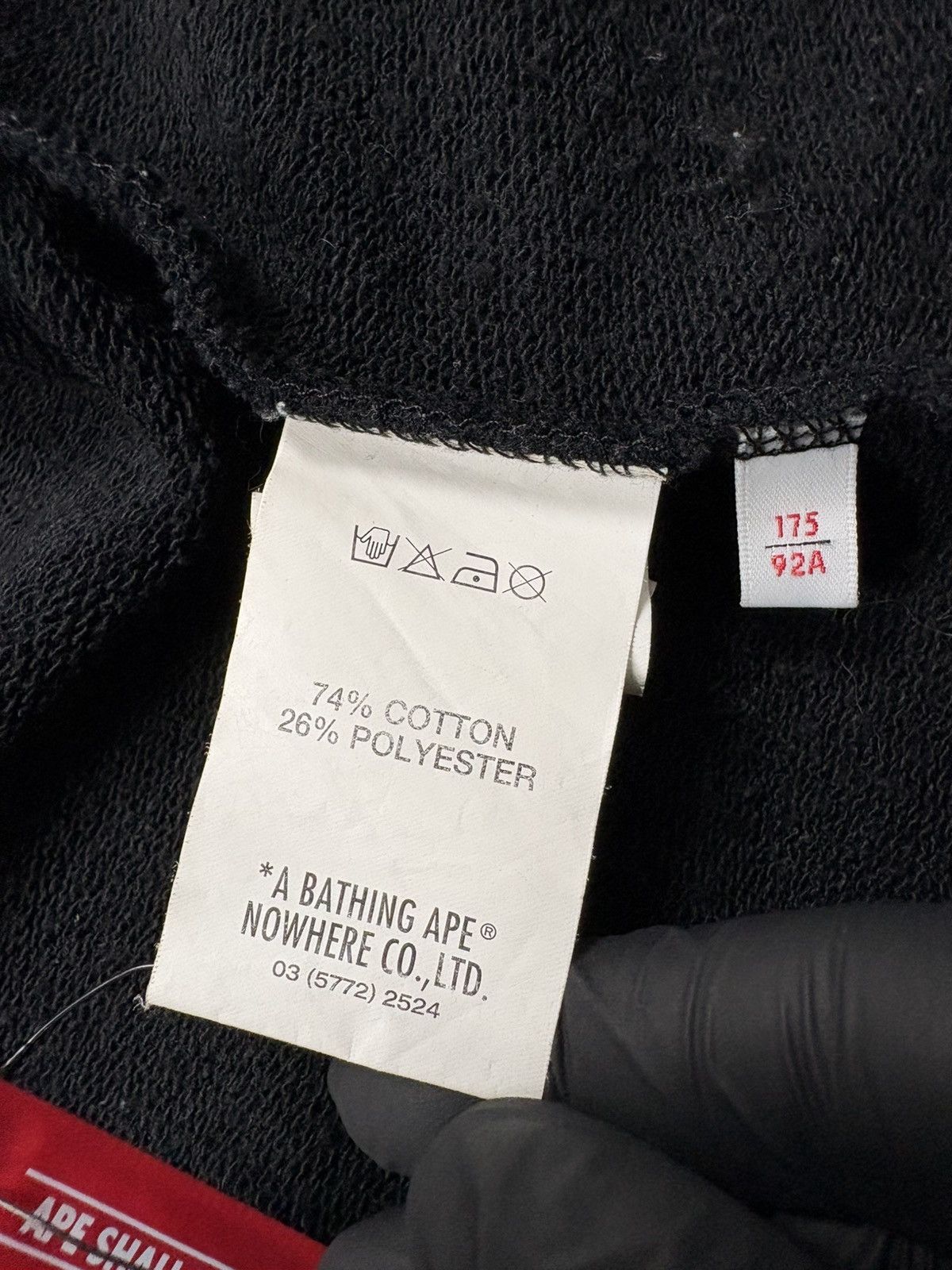 Aape AAPE By A Bathing Ape Black Zip Hoodie Gold Logo Tape Y2K M Size US M / EU 48-50 / 2 - 19 Thumbnail
