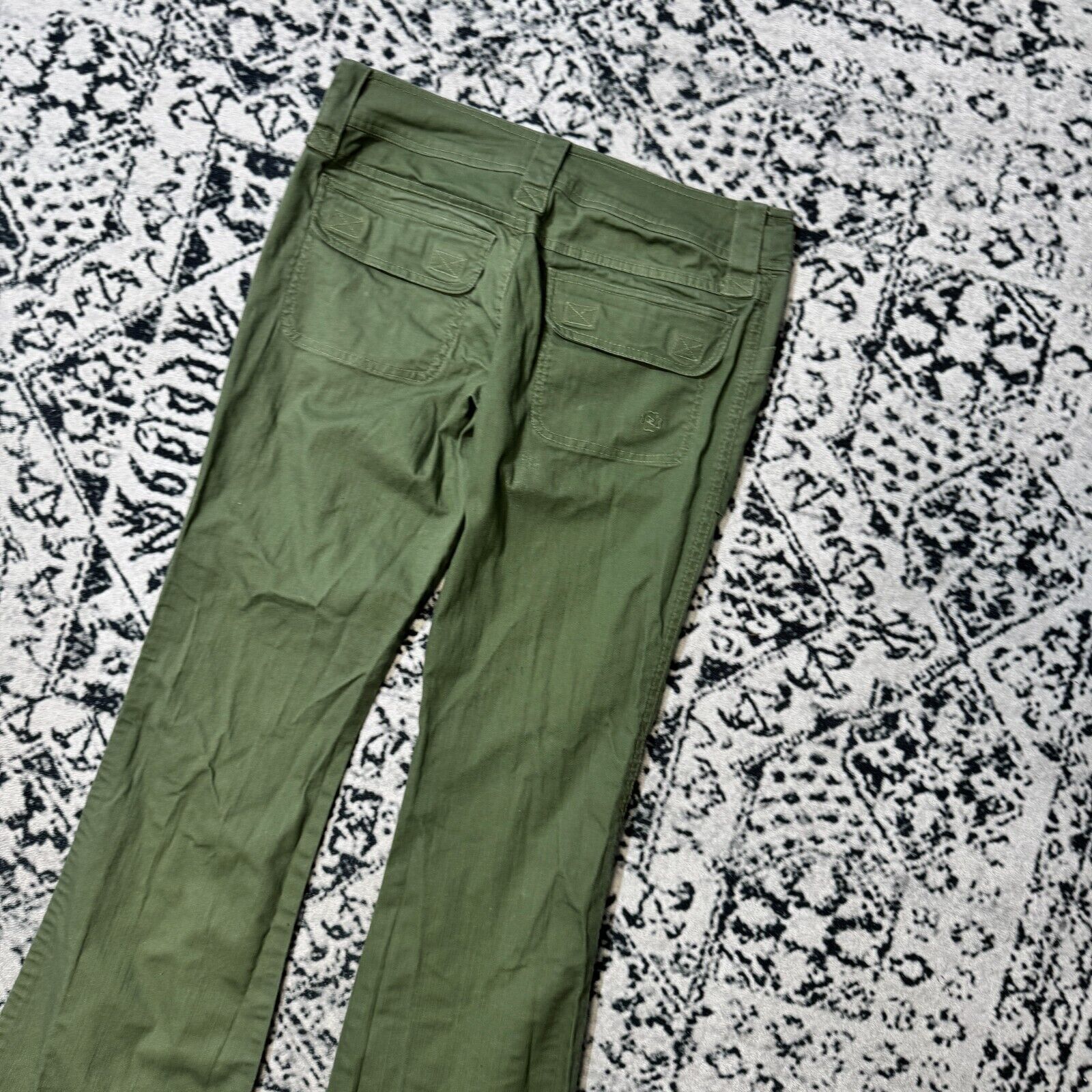 Vintage Vintage Unisex Khaki Green Cotton Cargo Pants Size M Size US 32 / EU 48 - 8 Thumbnail