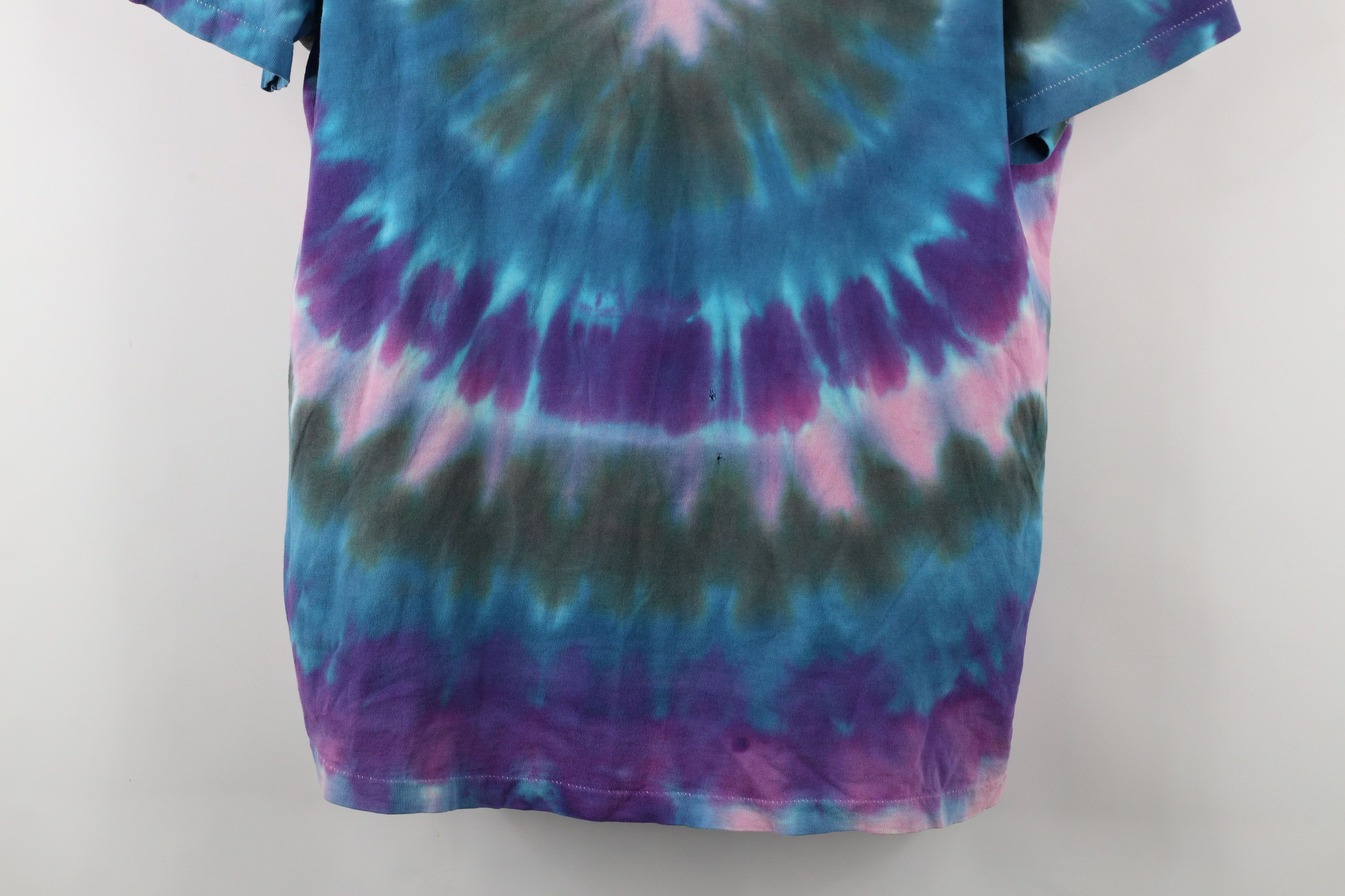 Vintage Vintage 90s Streetwear Smiley Face Tie Dye T-Shirt USA Size US XL / EU 56 / 4 - 3 Thumbnail