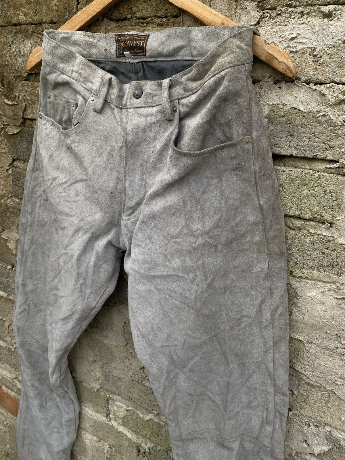 Japanese Brand Gowest Leather Pant Size US 28 / EU 44 - 3 Thumbnail