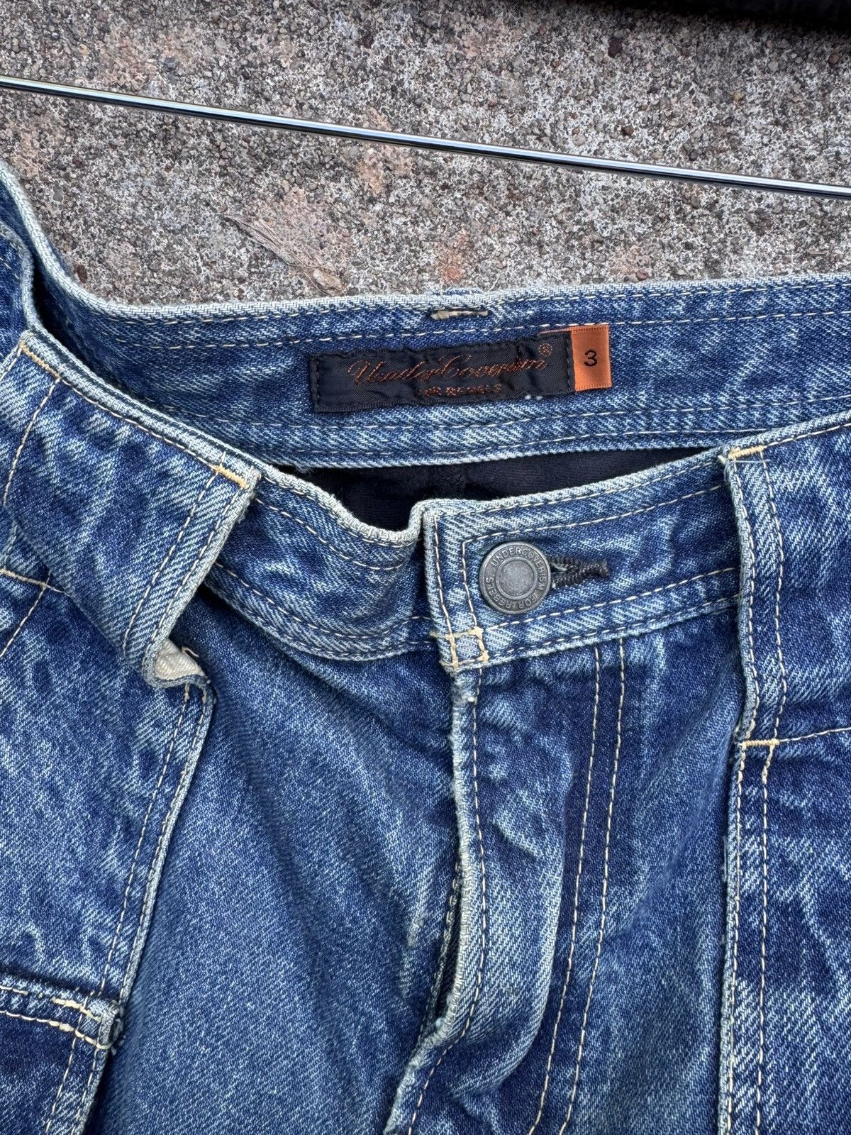 Undercover Undercover KLAUS “T” Hybrid Denim Size US 33 - 6 Thumbnail