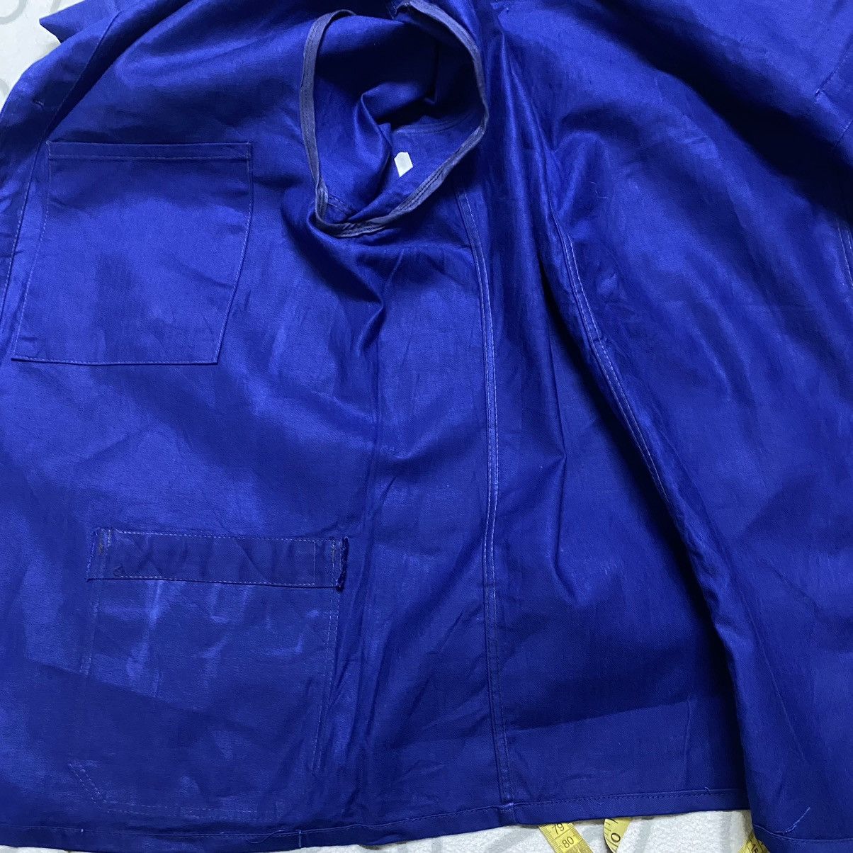 Le Laboureur Vintage 60s Sanfor French Worker Chore Jacket Sunfaded Hbt Size US XL / EU 56 / 4 - 12 Thumbnail