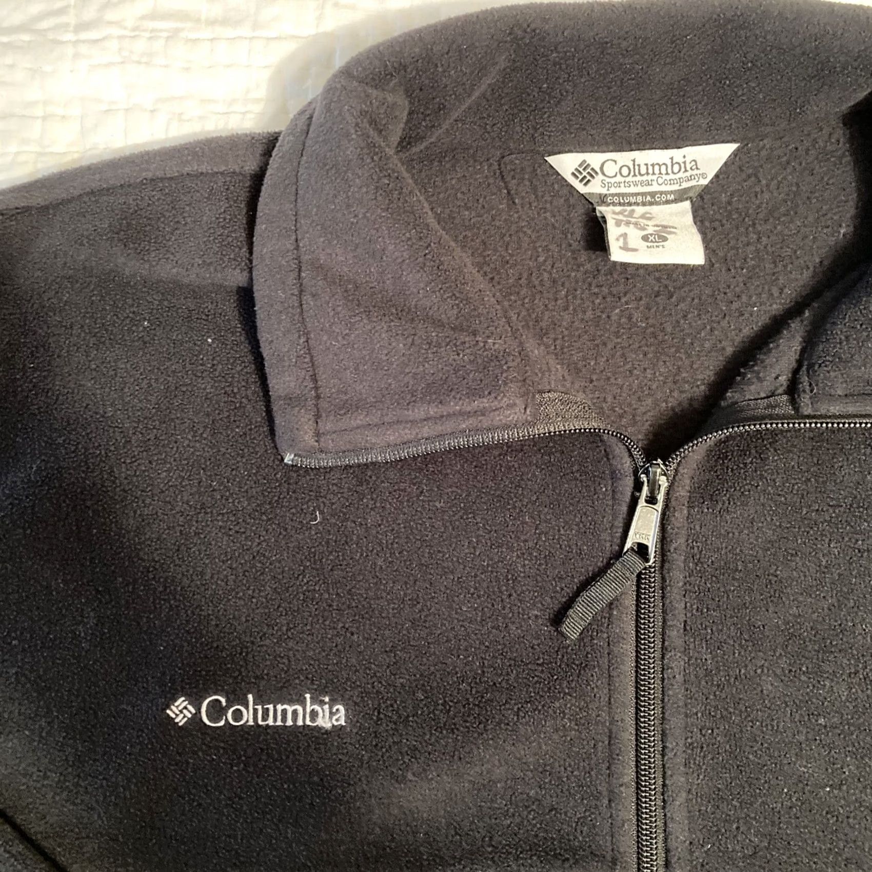 Vintage VINTAGE Columbia Jacket Men XL Black Fleece Embroidered Size US XL / EU 56 / 4 - 2 Thumbnail