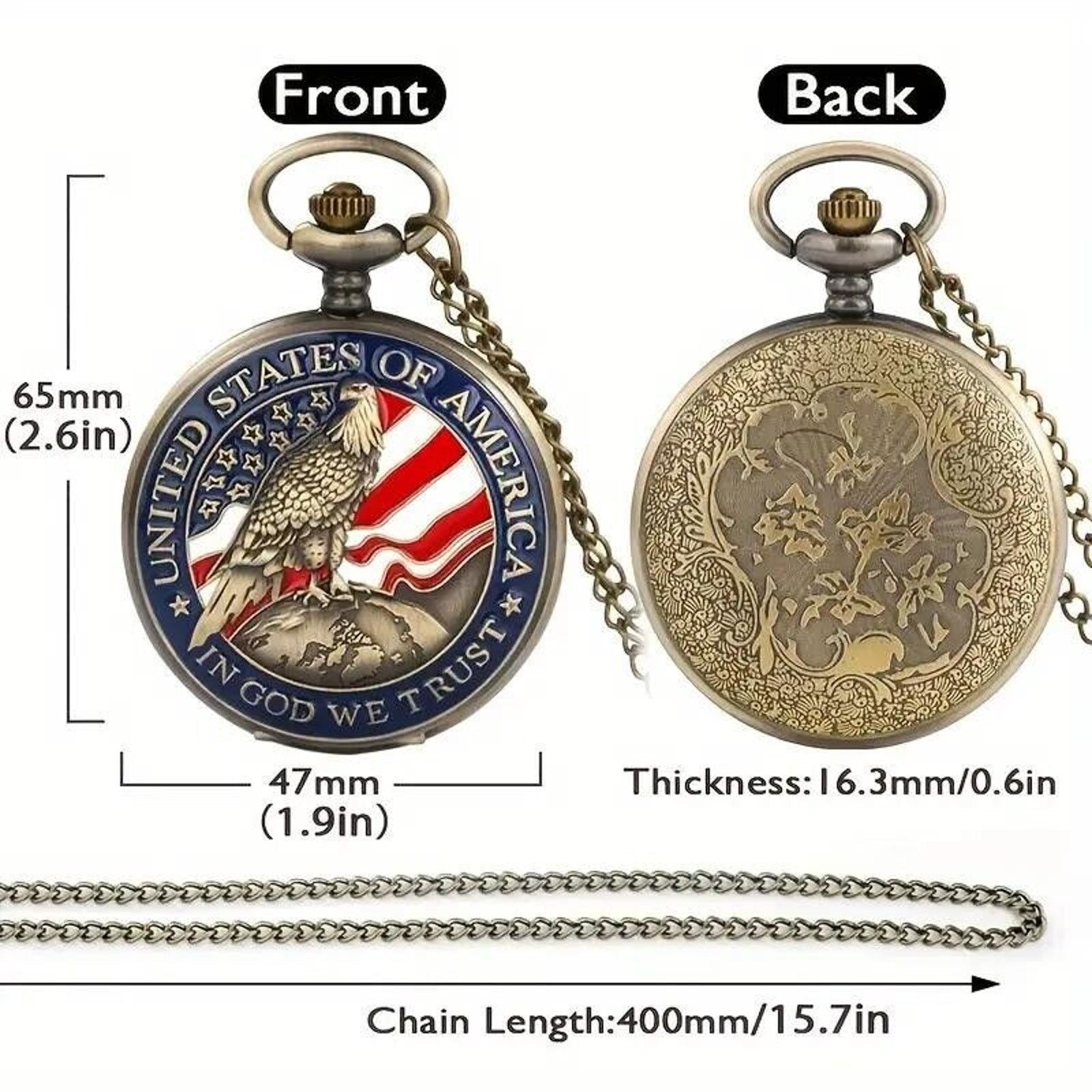 Other Pocket Watch • United States of America • In God We Trust Size ONE SIZE - 4 Thumbnail