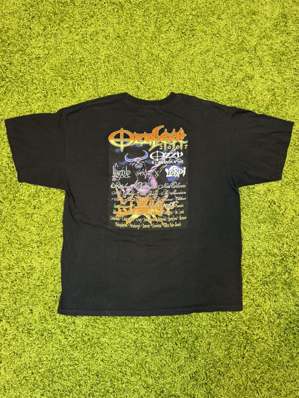 Band Tees × Vintage 2007 Ozzfest Tee Size US XL / EU 56 / 4 - 2 Thumbnail