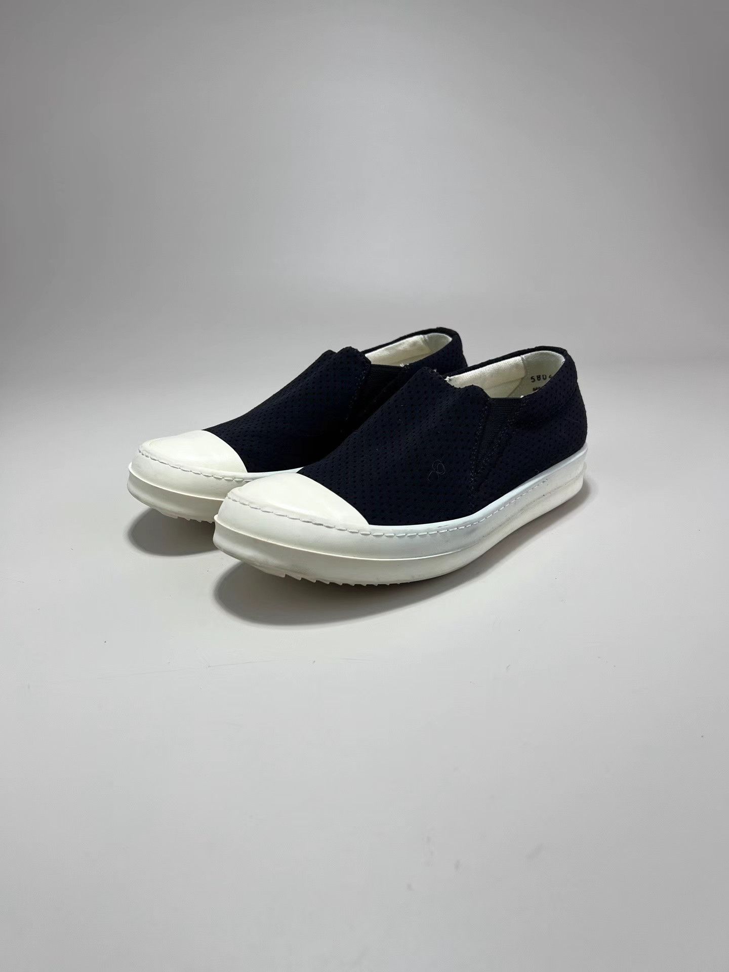 Rick Owens RICK OWENS Satin Slip-On Sneakers Size US 7.5 / IT 37.5 - 1 Thumbnail