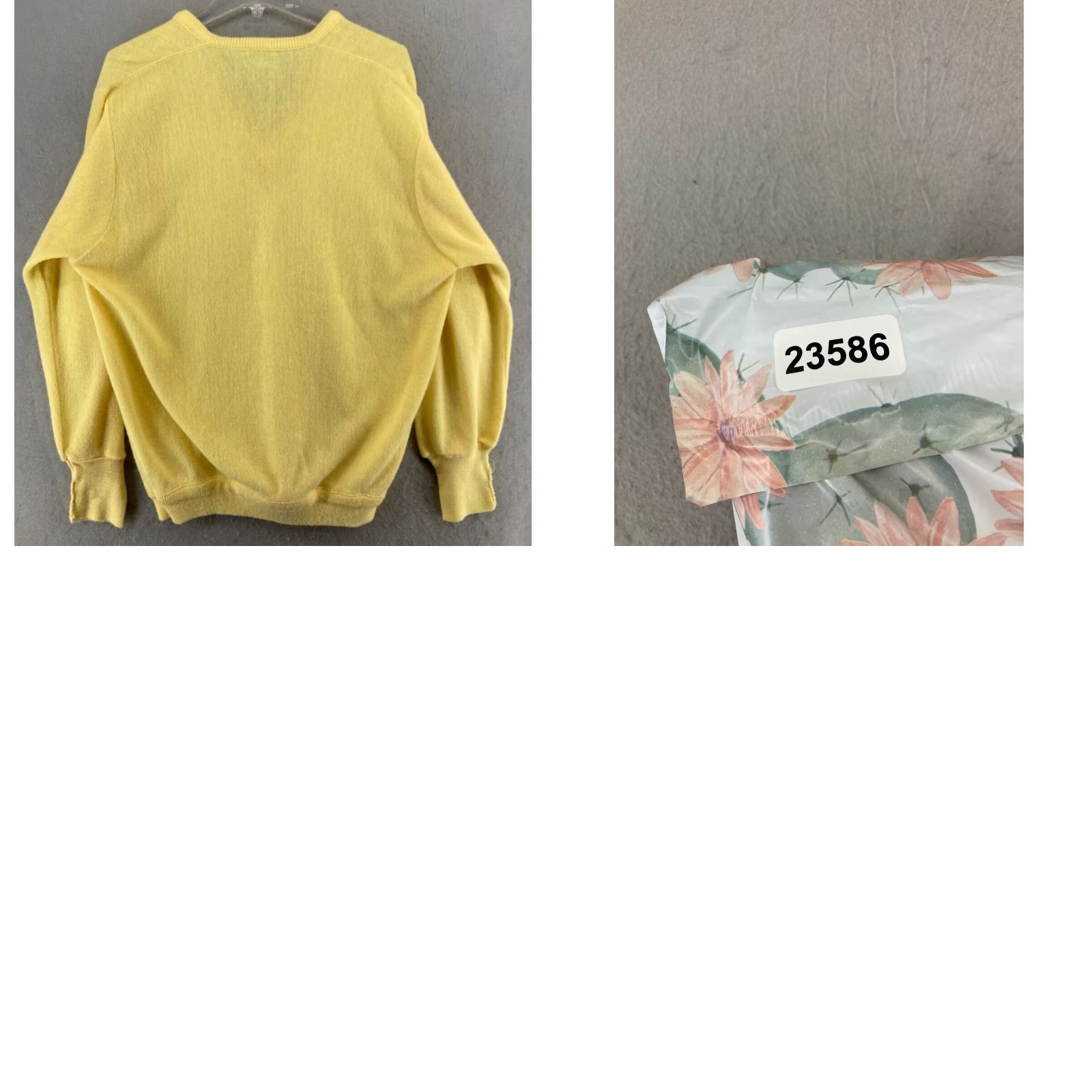 Izod VINTAGE Izod Lacoste Mens Sweater Pullover Large Yellow Logo Embroidered 80s 90s SKU: L Mens Knit V-Neck Size US L / EU 52-54 / 3 - 8 Thumbnail