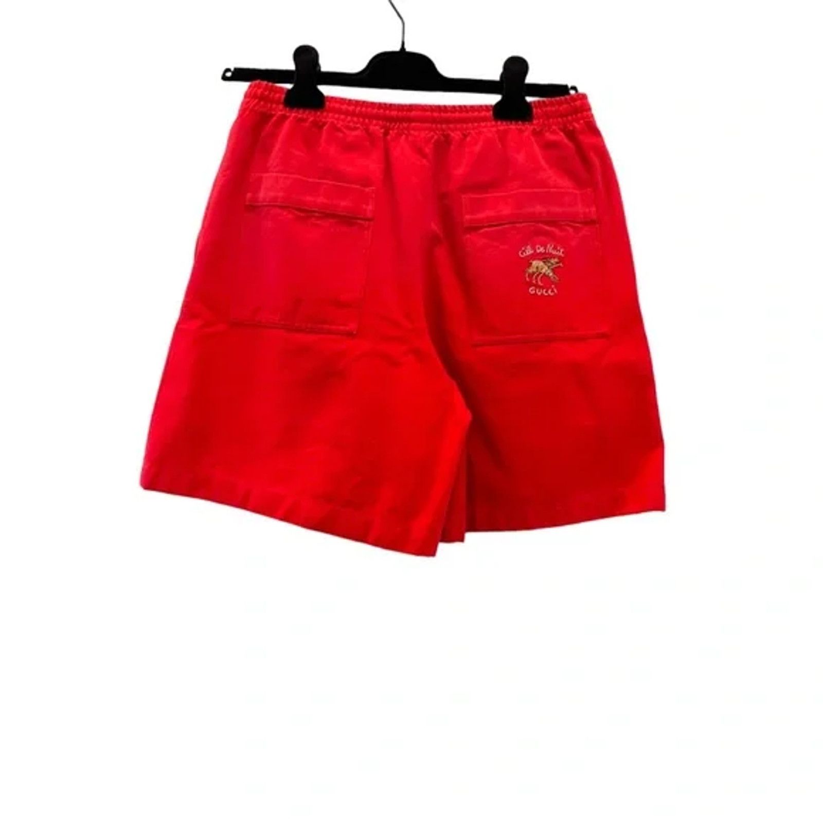 Gucci Gucci Men's Red Canvas Cotton Shorts Size US 30 / EU 46 - 4 Thumbnail