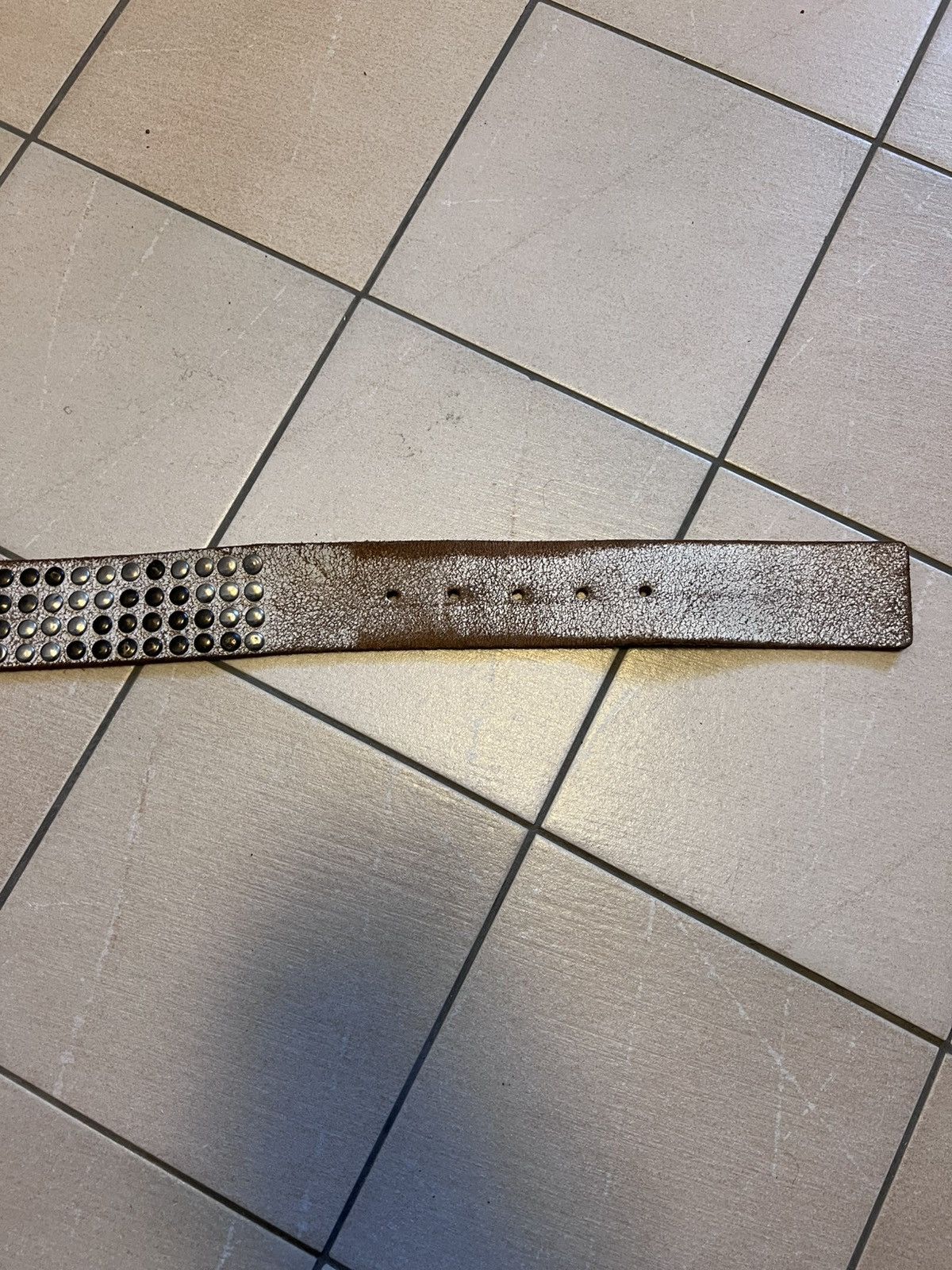 PPFM Vintage Studded Japanese Style Belt Size 30 - 3 Thumbnail