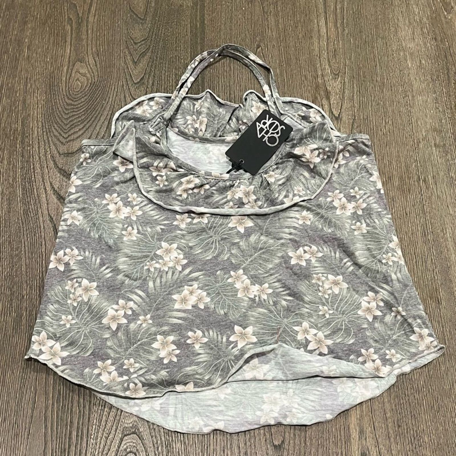 Vintage NWT Chaser Tropical Floral Spaghetti Strap Tank Top Size M Size M / US 6-8 / IT 42-44 - 3 Thumbnail