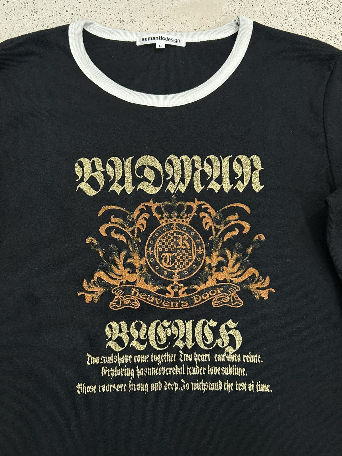 Designer × Japanese Brand Semantic Design Japan Brand Art Heaven Door Religion Ringer Size US S / EU 44-46 / 1 - 3 Thumbnail