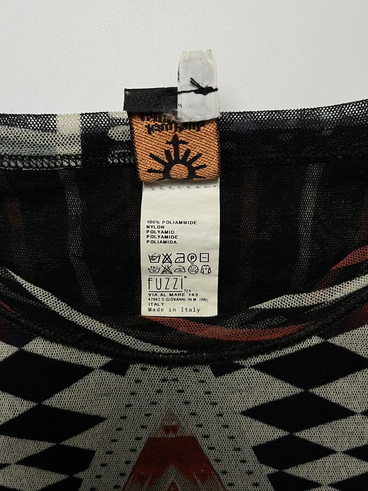Jean Paul Gaultier Archival Jean Paul Gaultier Geometric/Sunburst Mesh L/S Top Size XS / US 0-2 / IT 36-38 - 5 Thumbnail