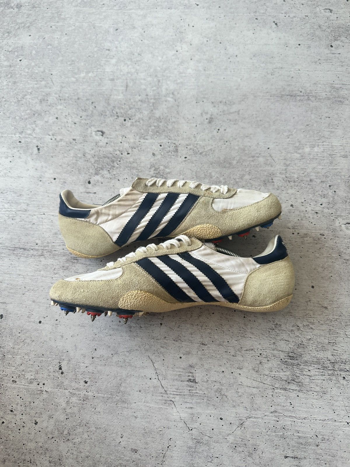 Adidas Rare Vintage 80s Adidas Adistar Sprint Spikes 11.5 US Size US 11.5 / EU 44-45 - 9 Thumbnail