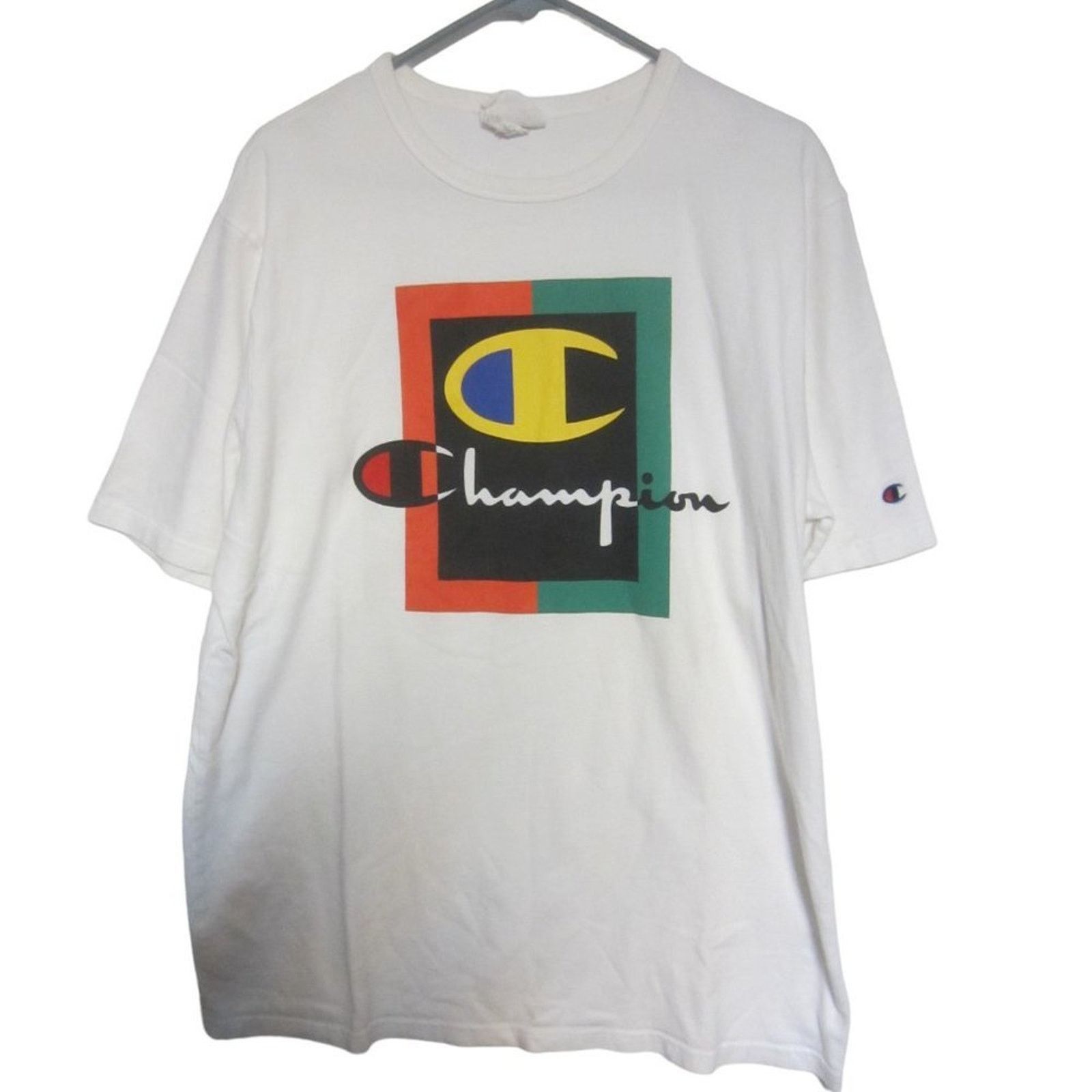 Champion Vintage 90s Style Graphic Tee White Champion Heritage XL Size US XL / EU 56 / 4 - 2 Thumbnail