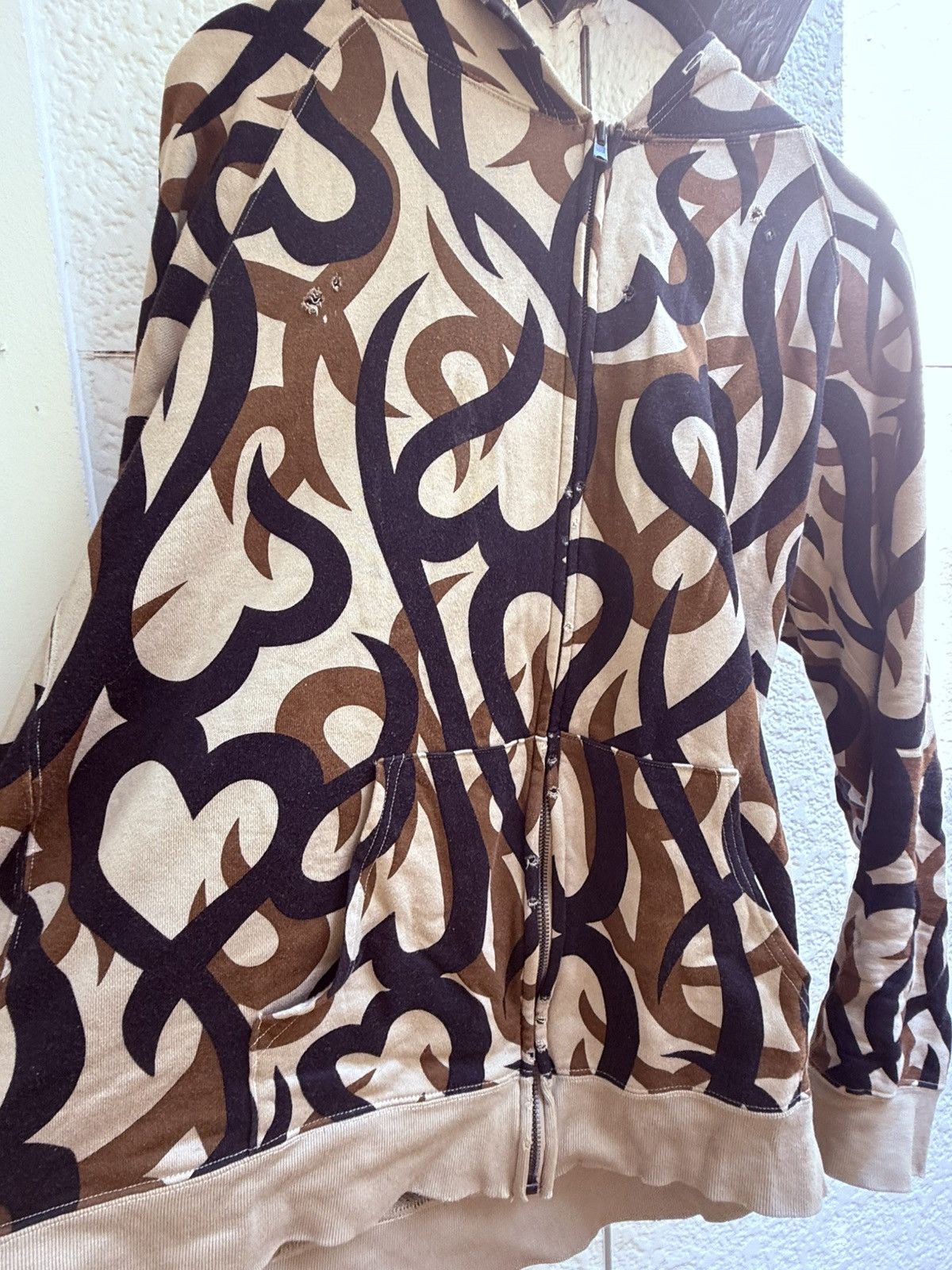 Number (N)ine Number nine tribal zip up Sz 3 Size US L / EU 52-54 / 3 - 15 Thumbnail