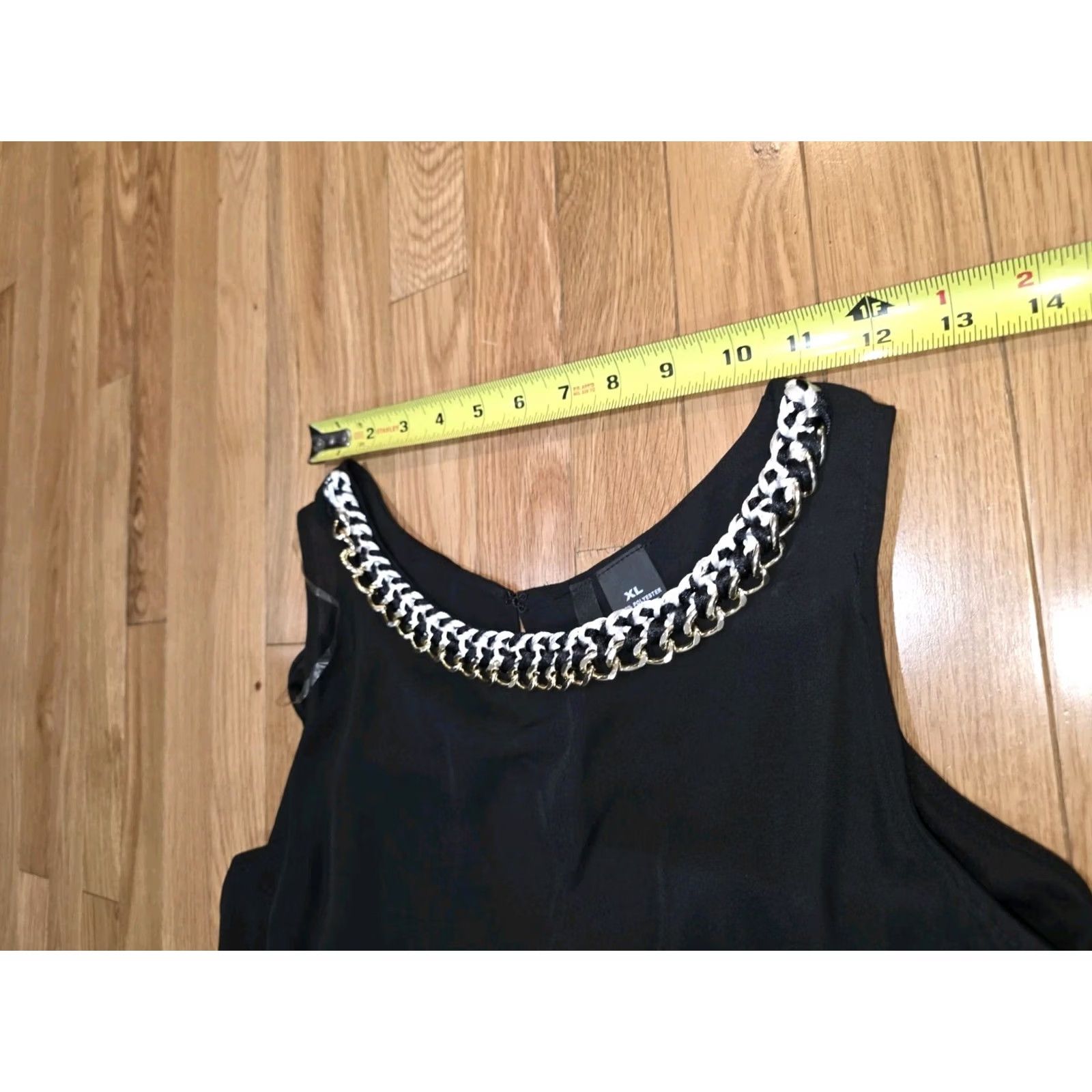 Vintage New Directions Women Tank XL Sleeveless Black Top Size XL / US 12-14 / IT 48-50 - 5 Thumbnail