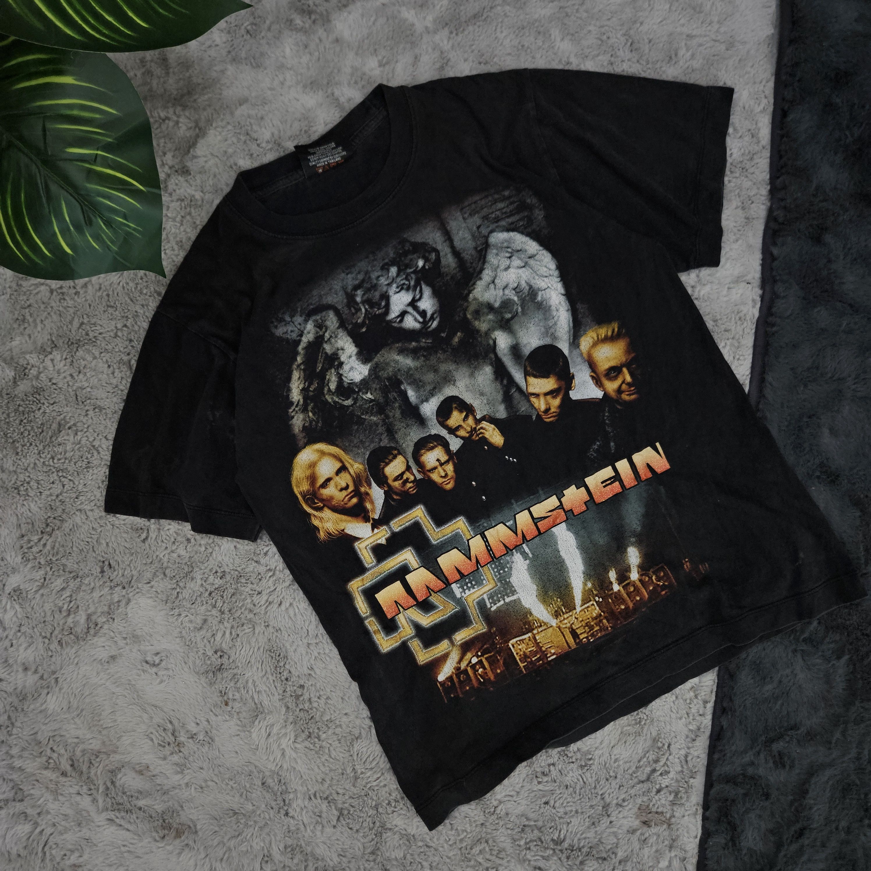 Band Tees VINTAGE RAMMSTEIN DOUBLE SIDED TEE T SHIRT Size US S / EU 44-46 / 1 - 2 Thumbnail
