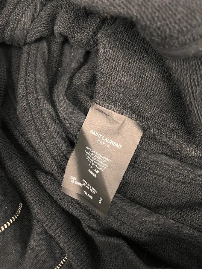 Saint Laurent Paris SS2015 Saint Laurent Multi Zips Black Crewneck Sweater by Hedi Slimane Size US S / EU 44-46 / 1 - 12 Thumbnail