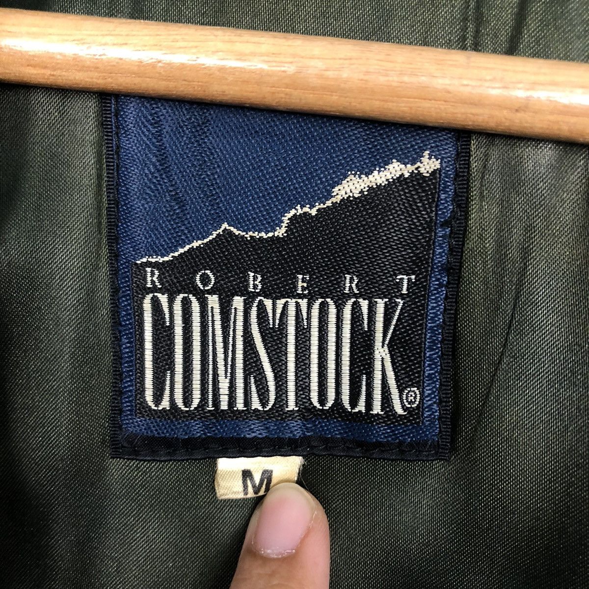Japanese Brand Robert Comstock Vintage Black Leather Bomber Jacket Size US M / EU 48-50 / 2 - 18 Thumbnail