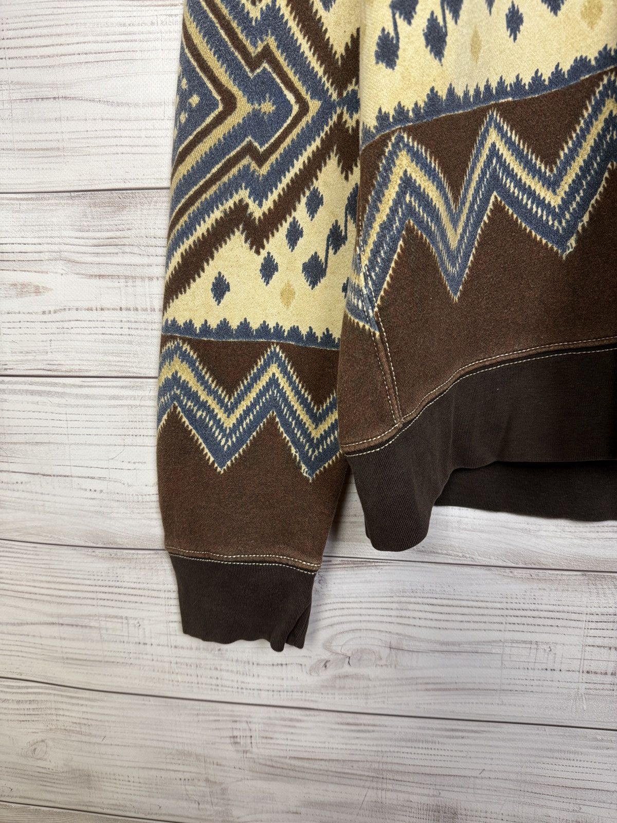Denim & Supply Ralph Lauren Denim & Supply Ralph Lauren Western Sweatshirt 00s Y2K Size US L / EU 52-54 / 3 - 5 Thumbnail