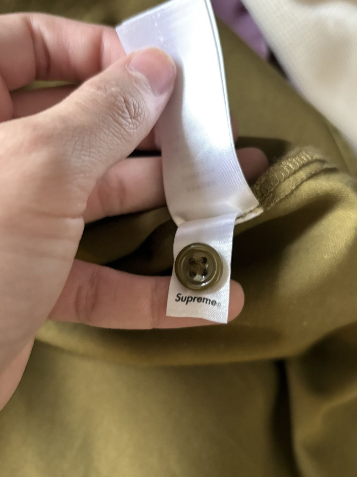 Supreme Supreme Thermal Sleeve Work Shirt FW23 Olive Button Up Size US S / EU 44-46 / 1 - 8 Thumbnail