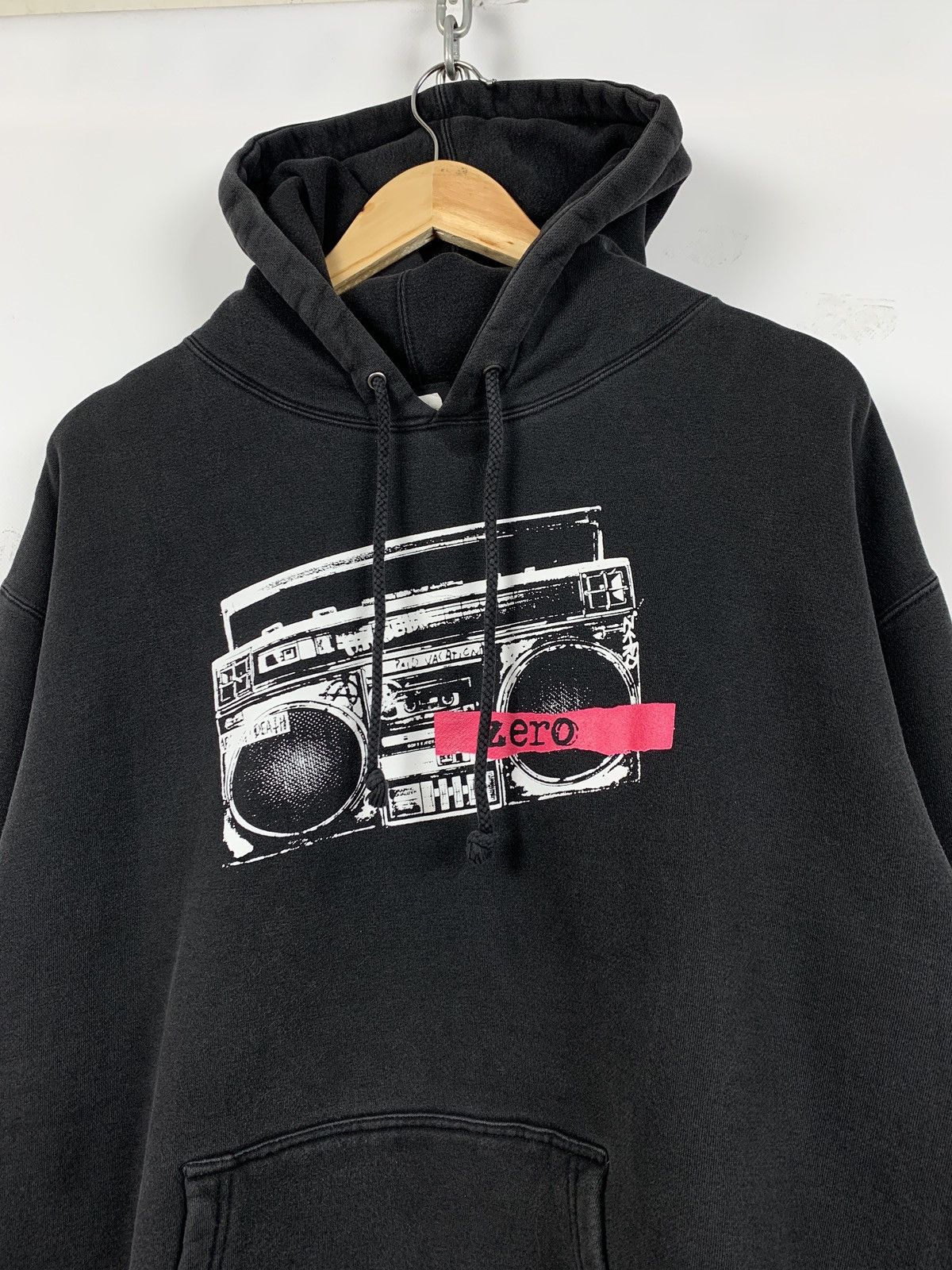 Hook-Ups 90s Vintage Zero Skateboards Black Hoodie Size US L / EU 52-54 / 3 - 5 Thumbnail