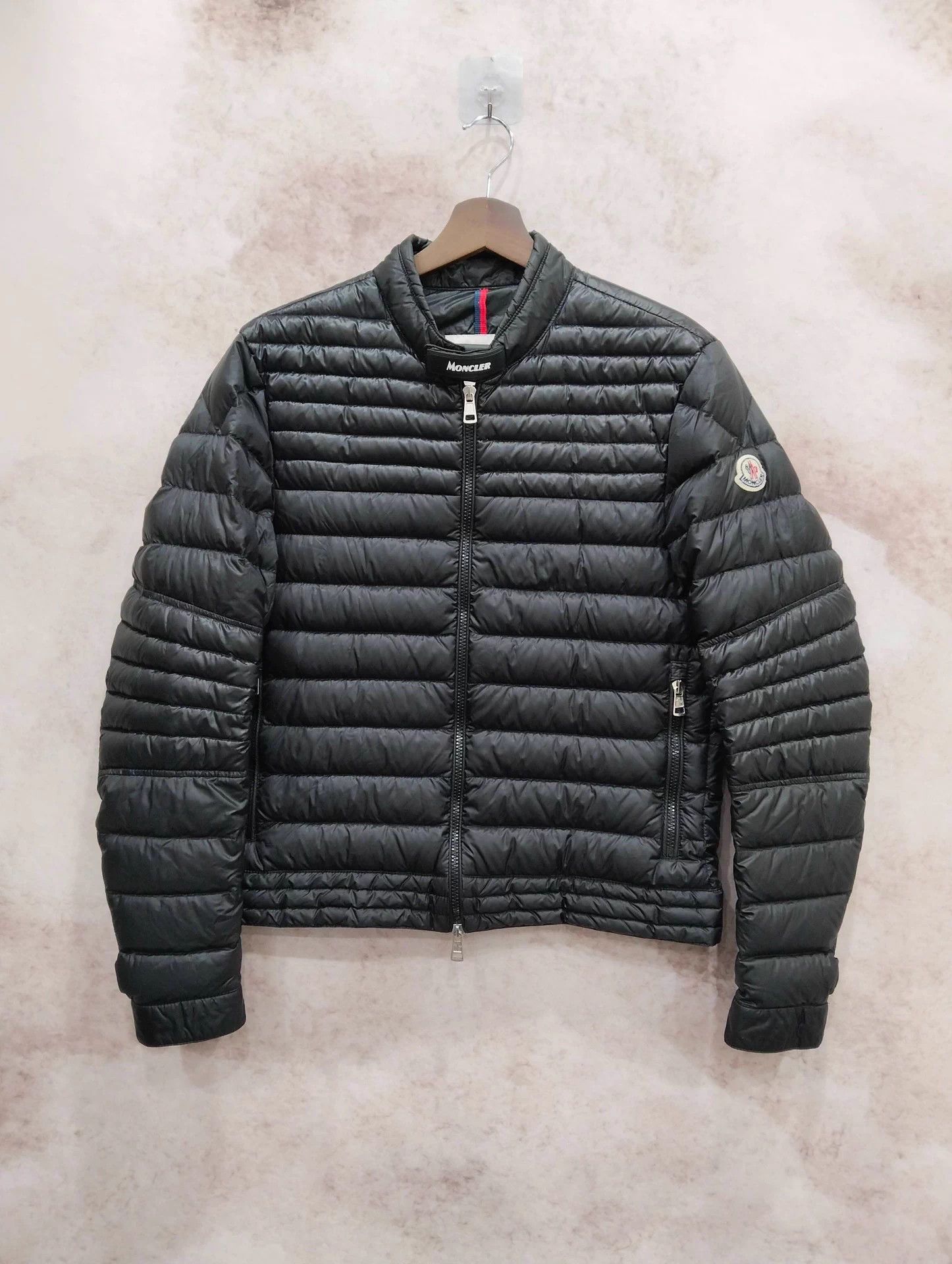 Moncler Moncler black stand collar down puffer jacket size 2 Size M / US 6-8 / IT 42-44 - 1 Thumbnail