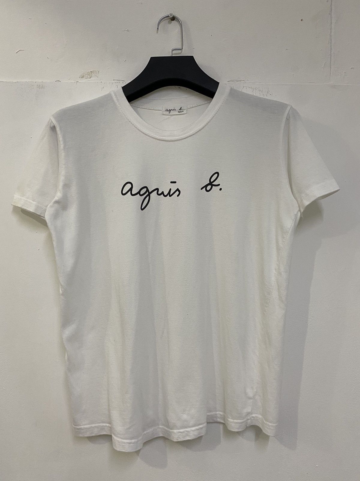 agnes b. 💥JAPANESE DESIGNER AGNES B BASIC SPELL OUT SHIRT Size M / US 6-8 / IT 42-44 - 1 Thumbnail