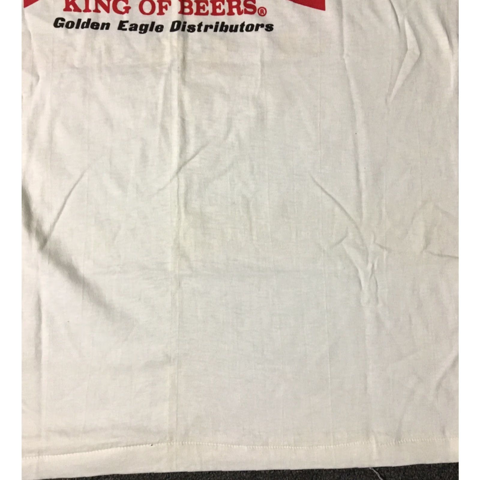 Vintage VINTAGE Eloy Gran Prix Dominos Pizza Budweiser Racing Shirt L White Mens Short Sleeve 1980s 80s Grunge NASCAR Corvette Race Car USA Arizona ASRA Promo Size US L / EU 52-54 / 3 - 6 Thumbnail