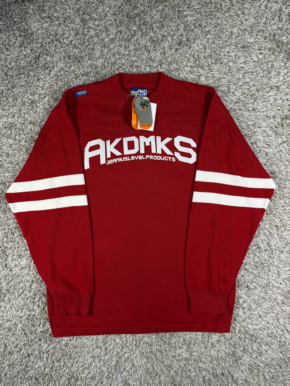 Akademiks Vintage Akademiks Y2K Red Crewneck Sweatshirt Logo Varsity Size US XL / EU 56 / 4 - 5 Thumbnail