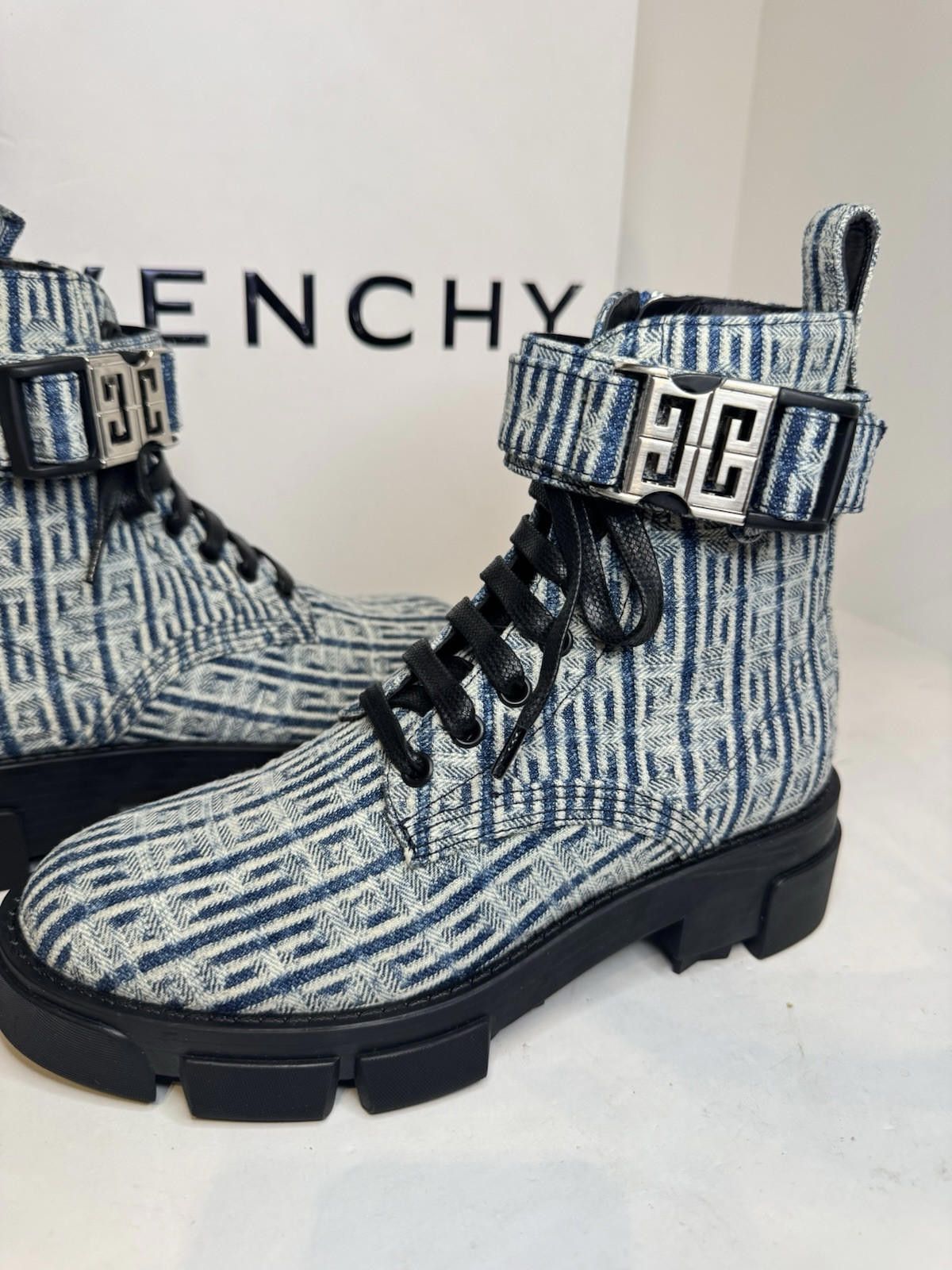 Givenchy Givenchy 4G Denim Terra Boots Size 35.5/US5.5 W/Box Size US 5.5 / IT 35.5 - 2 Thumbnail