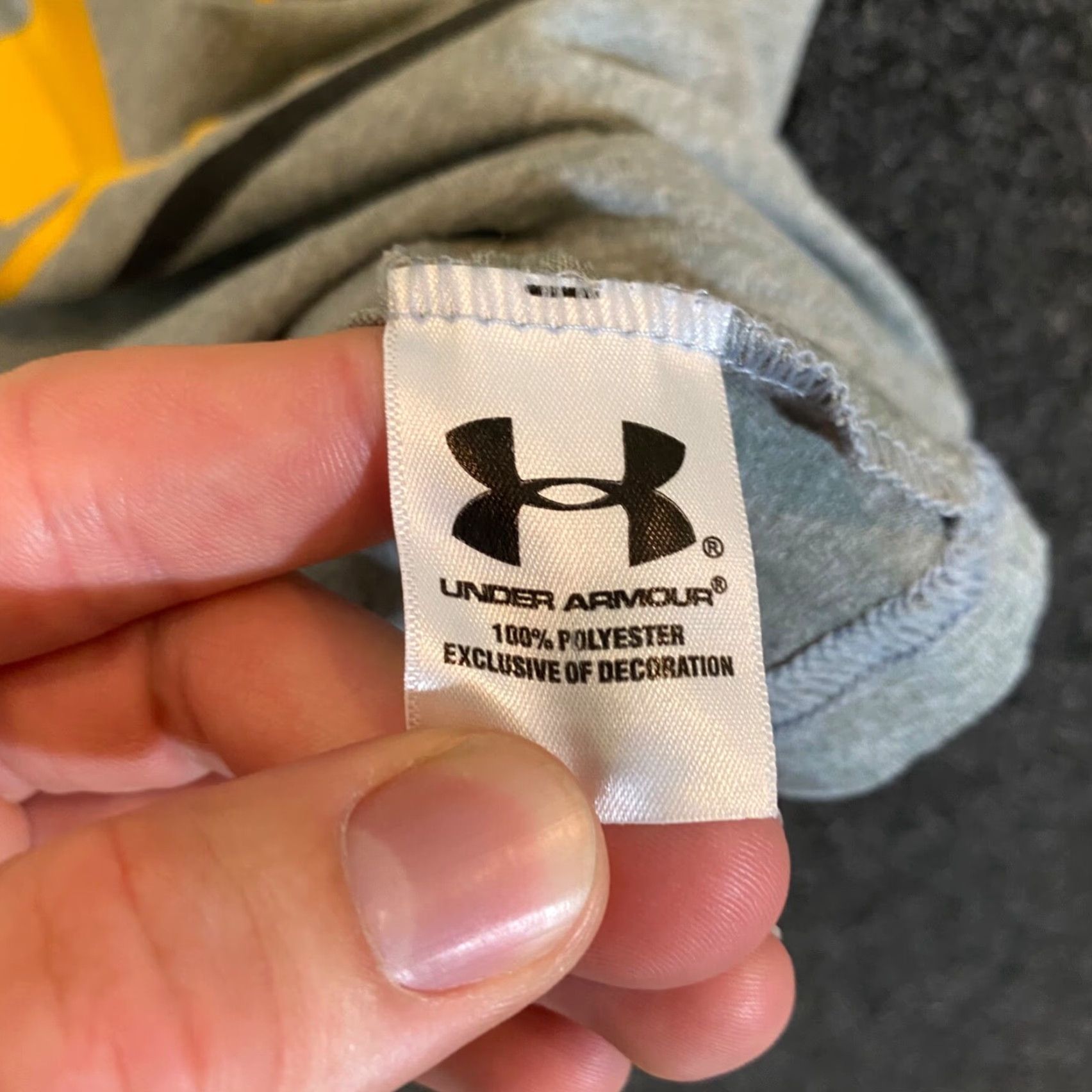 Under Armour Towson University Under Armour Shirt Mens Large Gray Tee S/S College Tigers Shirt T-Shirt University Tigers Mens Large Gray Under armour Tee Size US L / EU 52-54 / 3 - 6 Thumbnail