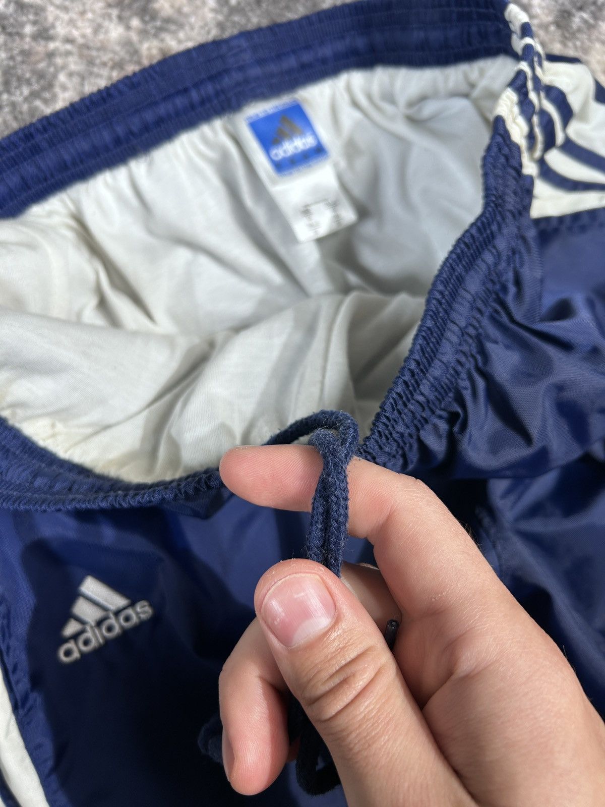Adidas × Vintage Adidas Vintage Mens Nylon Pants Drill Y2K Size US 36 / EU 52 - 14 Thumbnail