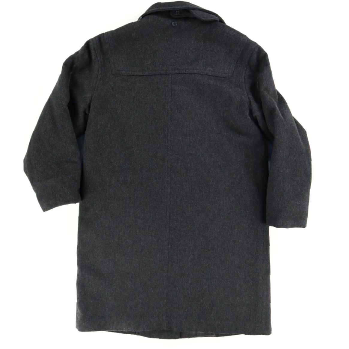 Vintage LL Bean Toggle Quilt Lined Long Coat Solid Charcoal Women's 10 Jacket Long Coat LL Bean Women Charcoal Toggle Quilt Lined Long Coat Solid 10 Size L / US 10 / IT 46 - 4 Thumbnail