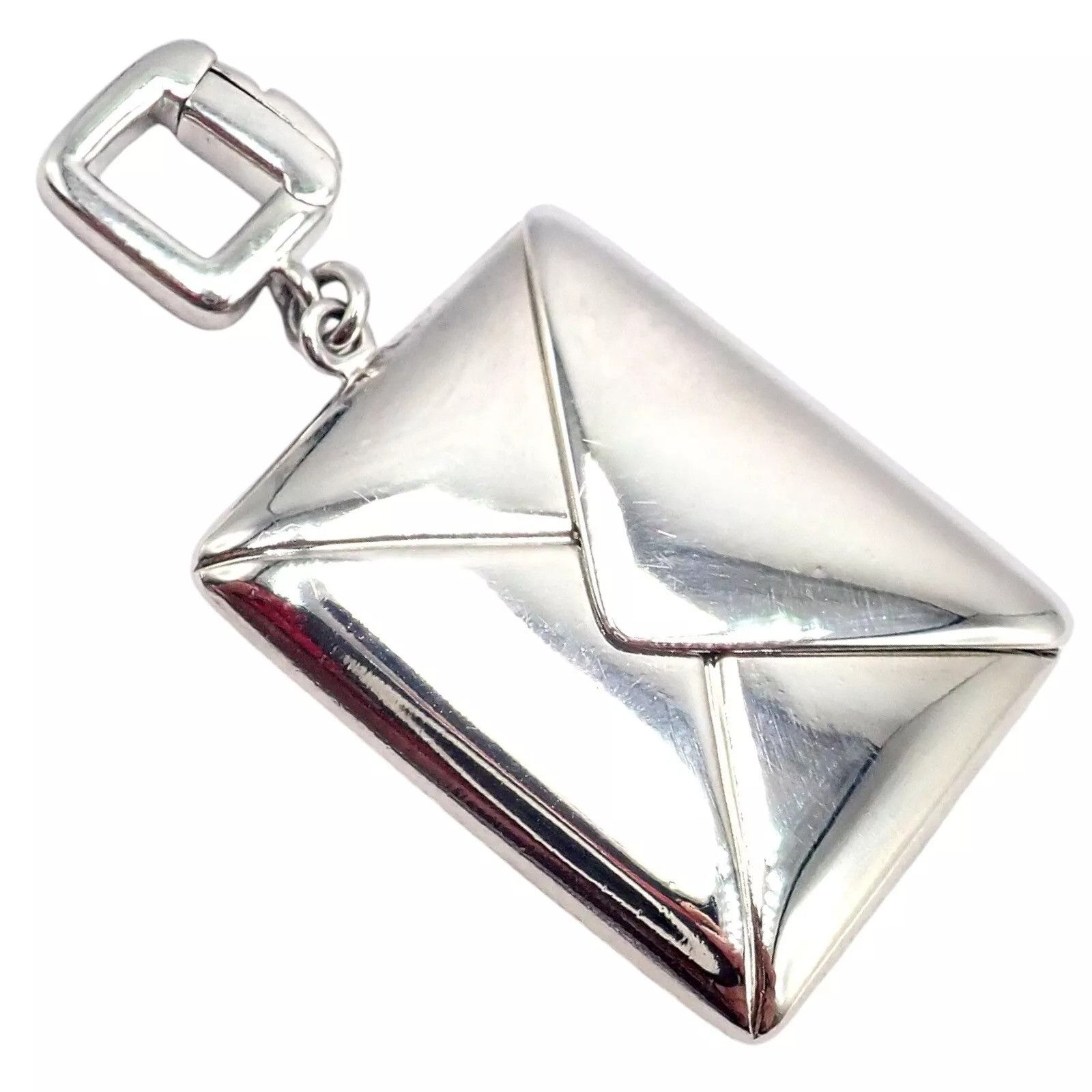Louis Vuitton Louis Vuitton LV 18k Opening Envelope Letter Charm Pendant Size ONE SIZE - 1 Thumbnail