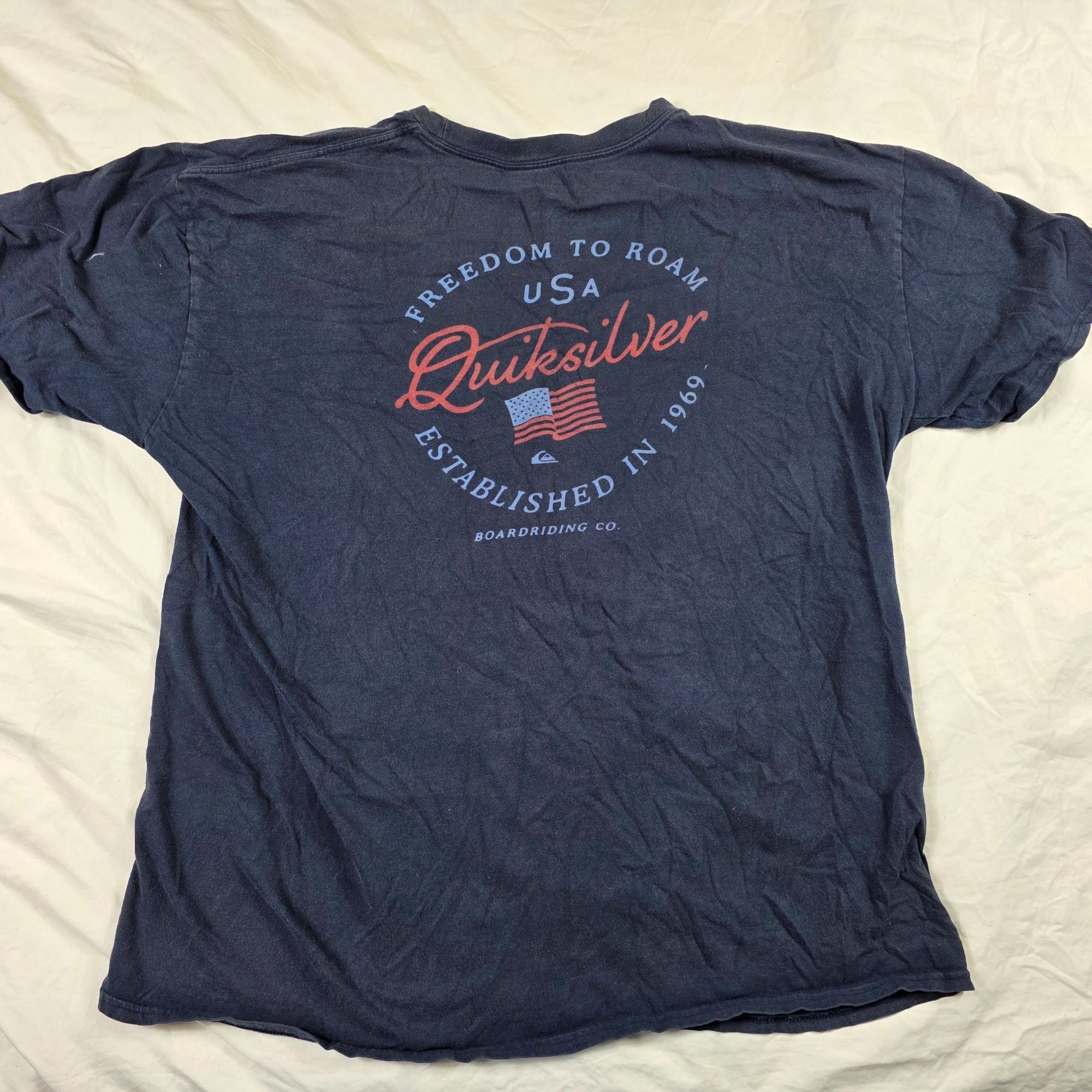 Quiksilver Quiksilver Freedom To Roam American Flag Mens Size 2XL Black Size US XXL / EU 58 / 5 - 1 Thumbnail