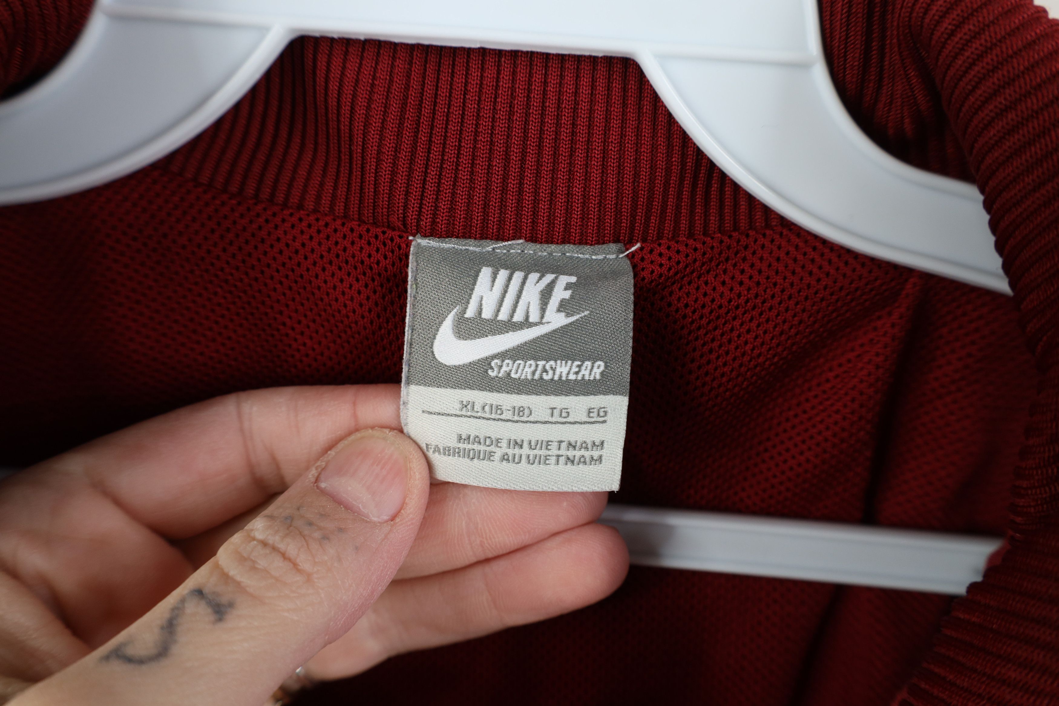 Nike Vintage Y2K Nike Swoosh Full Zip Windbreaker Jacket Size XL / US 12-14 / IT 48-50 - 5 Thumbnail