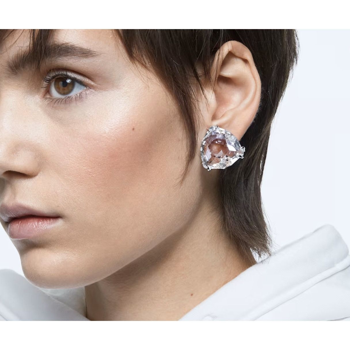 Swarovski Swarovski Mesmera clip earring Single, Triangle cut, White Size ONE SIZE - 5 Thumbnail