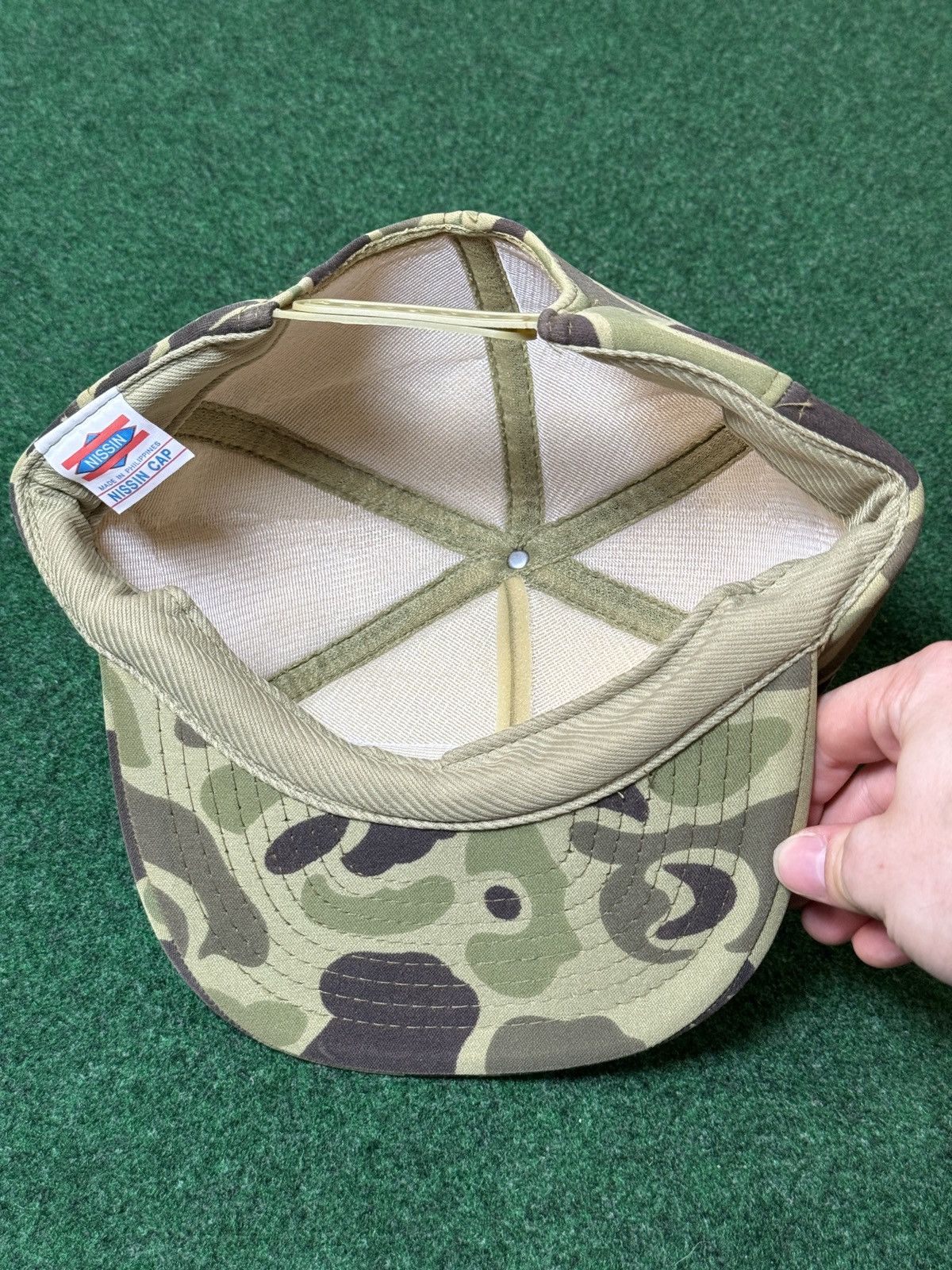 Chevrolet × Vintage Vtg 90s Duck Camo Chevy Like A Rock Snapback Trucker Hat Size ONE SIZE - 5 Thumbnail