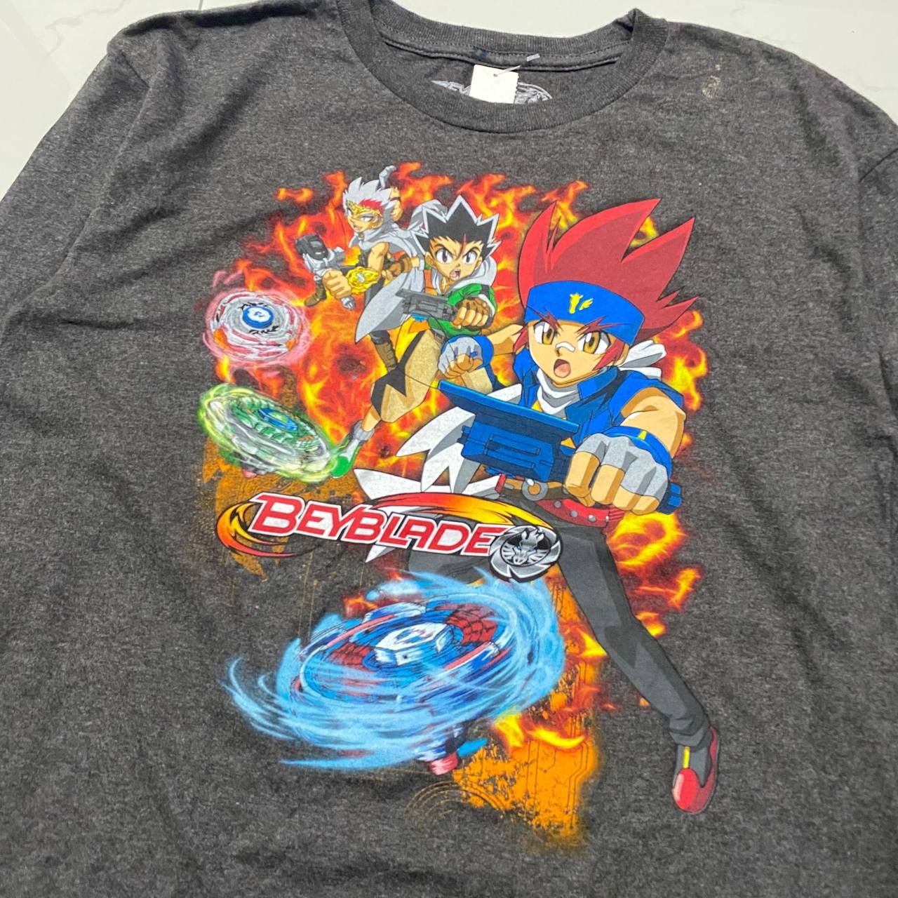 Anime × Cartoon Network 00s 90s Beyblade Anime Japanese Kid Tv Series Size US M / EU 48-50 / 2 - 2 Thumbnail