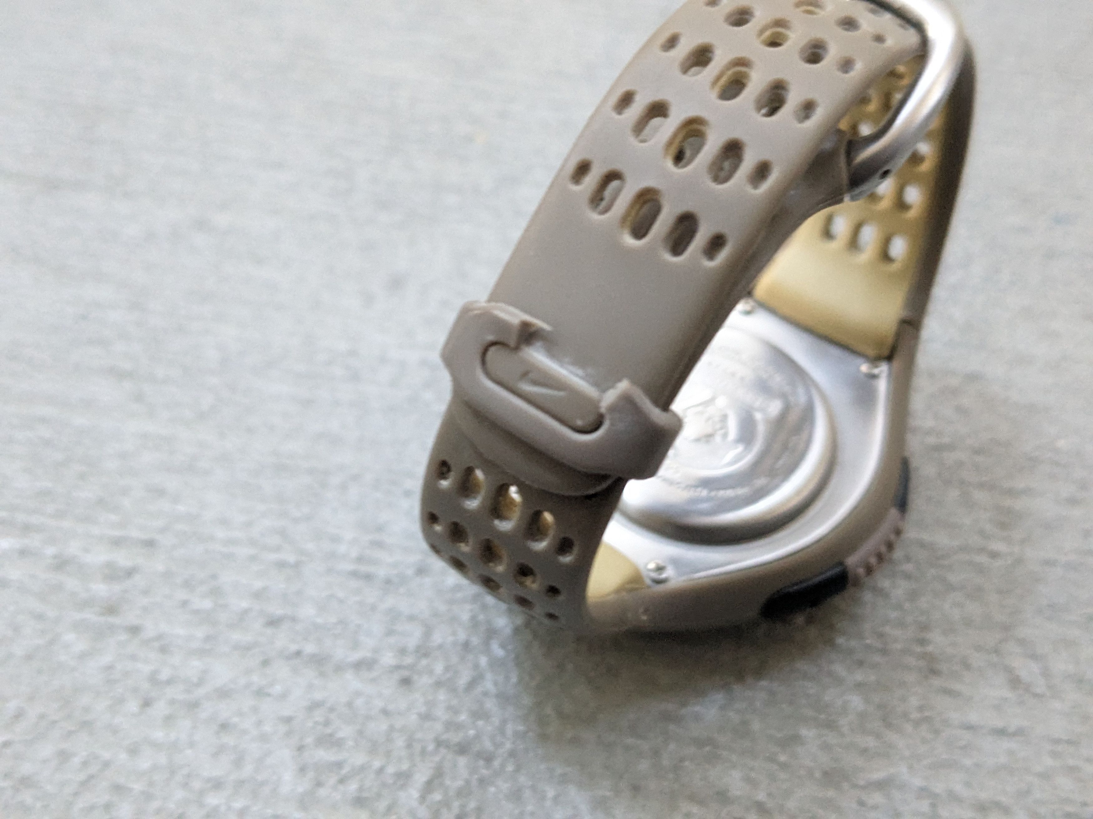 Nike × Vintage Vintage Nike Watch Gold Gray Rubber Digital Size ONE SIZE - 11 Thumbnail