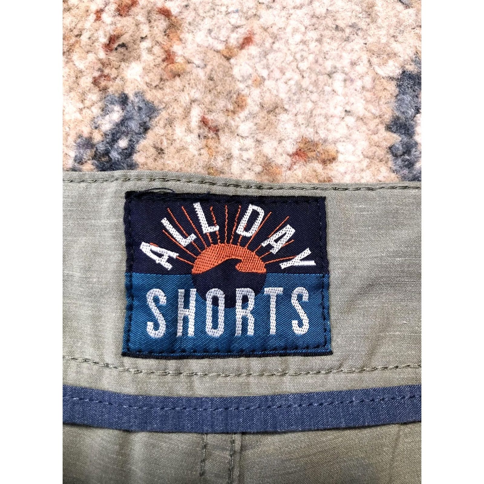 Faherty Faherty Mens All Day Performance Chino Shorts 40 Green Casual Summer Regular Fit with Pockets Lightweight Stretch Slim Back Welt Front Zip Snap Flex Size US 40 / EU 56 - 6 Thumbnail