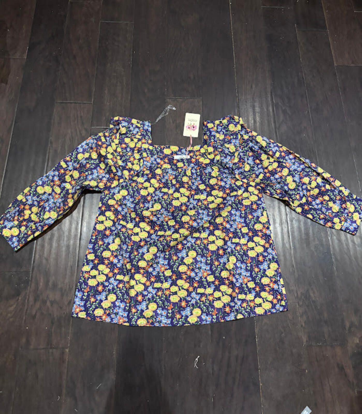 Etro Entro Floral Long Sleeve Blouse w/ Ruffle Detail Size Medium Size M / US 6-8 / IT 42-44 - 6 Thumbnail