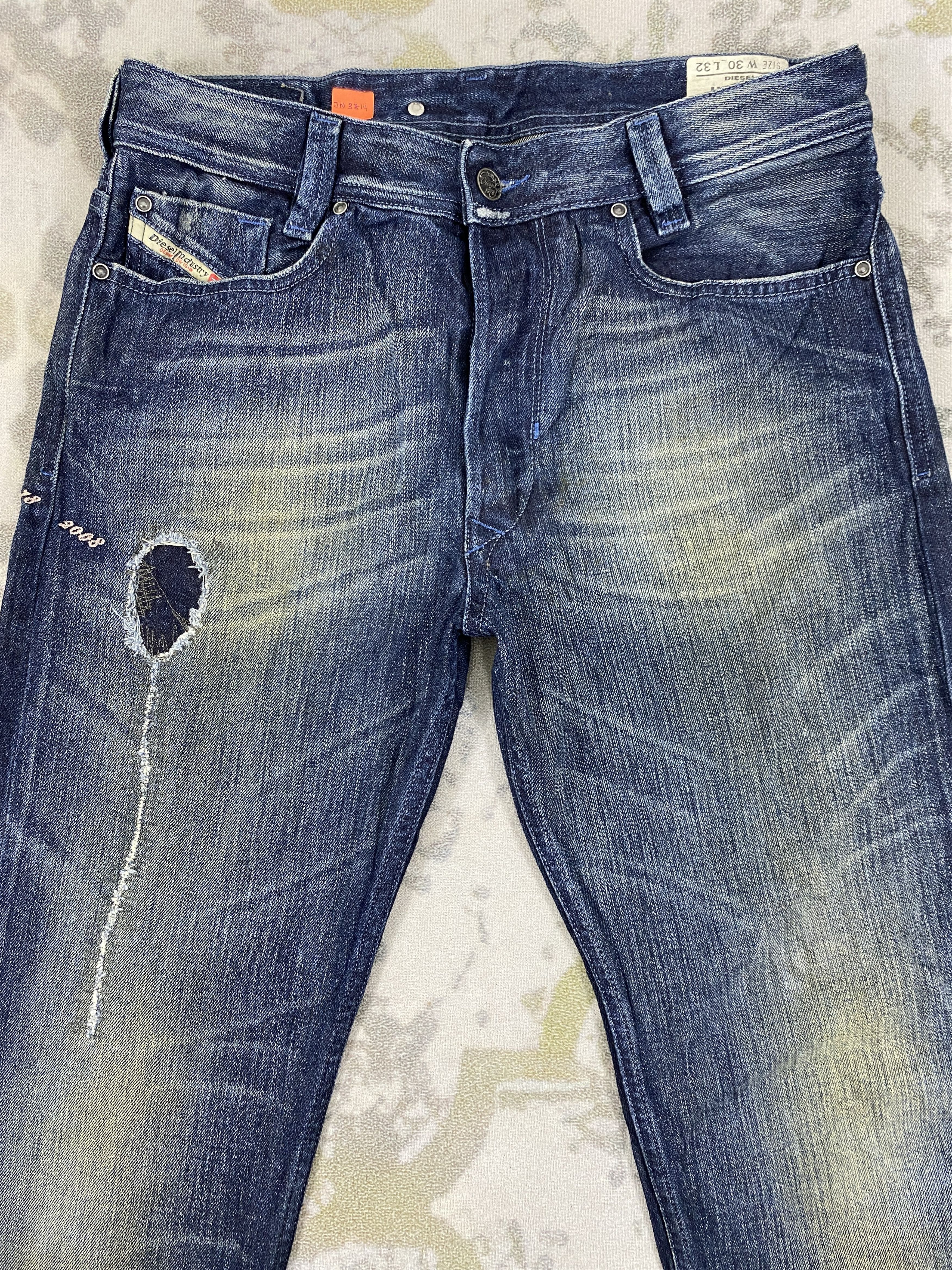Diesel Vintage Diesel Distressed Blue Jeans 31x32- JN3814 Size US 31 - 3 Thumbnail