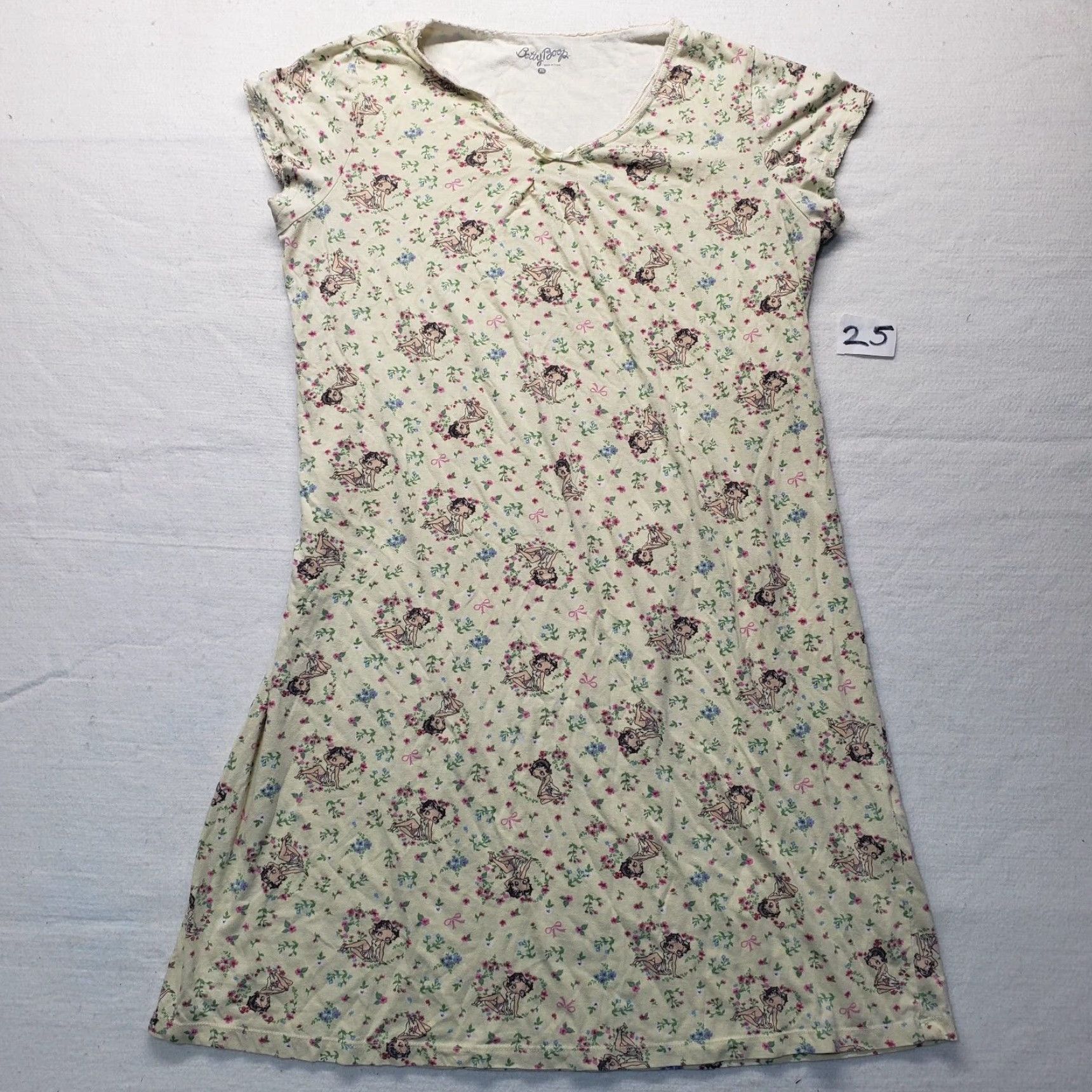 Vintage VINTAGE Betty Boop Yellow All Over Print Shirt 90s Men's XL Size XL / US 12-14 / IT 48-50 - 2 Thumbnail