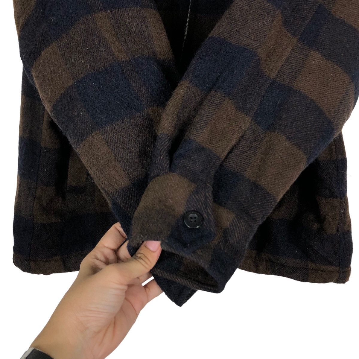 🔥Vintage Chore Jacket Tartan Design Villand Issey Miyake